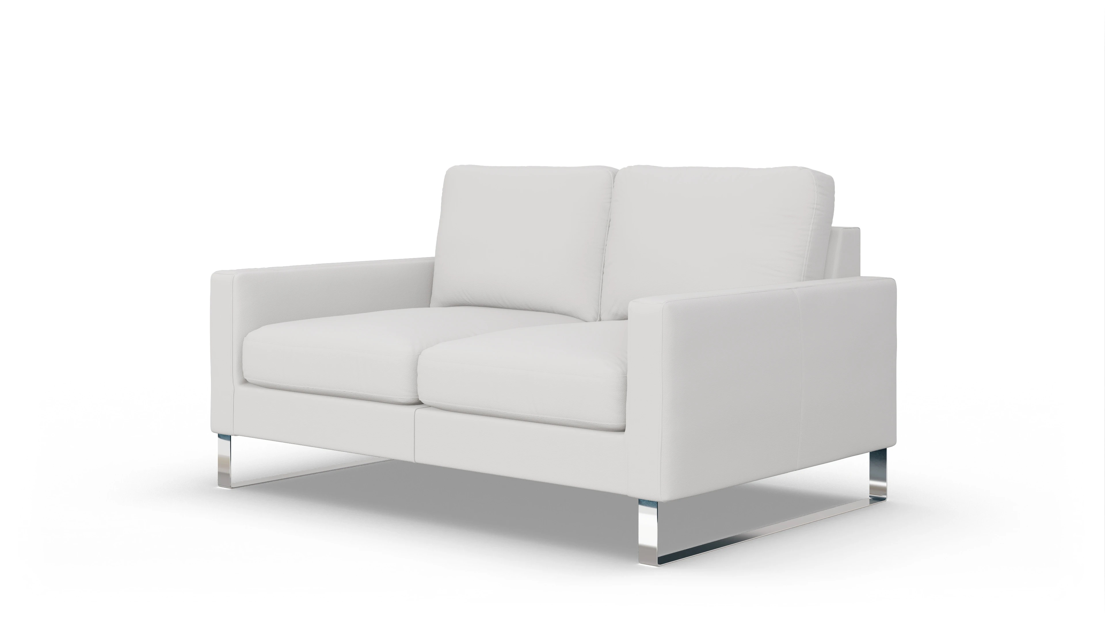 Ansicht des Produktes Cespon 2-Sitzer in Leder weiß