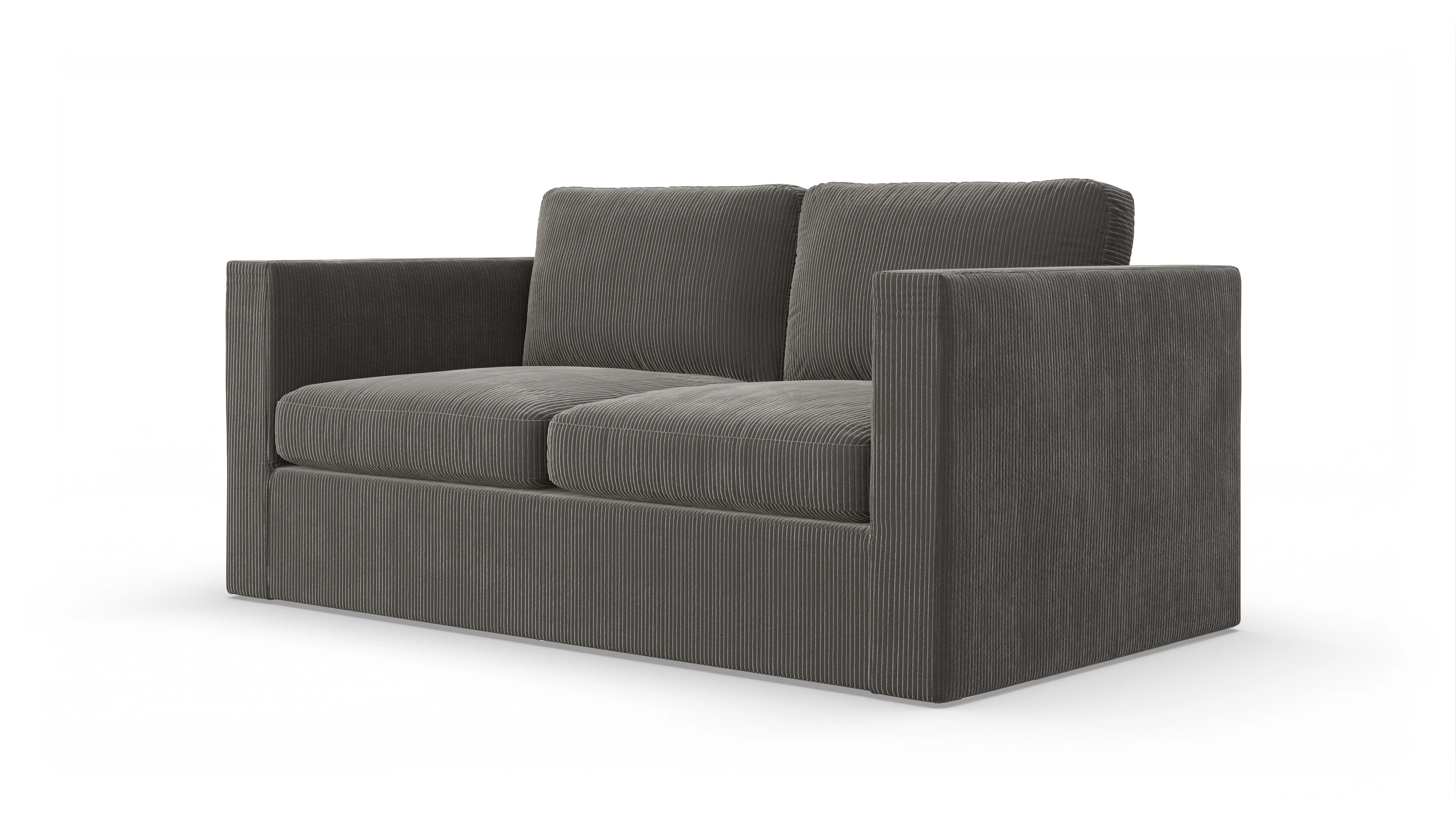 Ansicht des Produktes Santiago 2,5-Sitzer in Cord schwarz