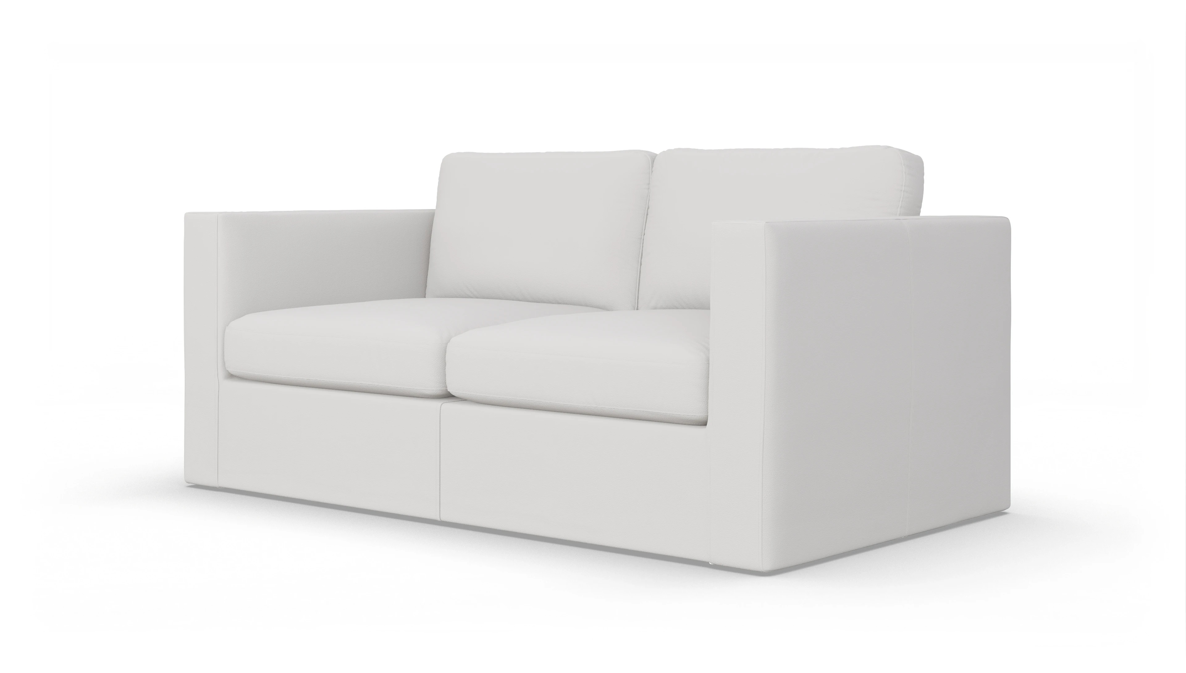 Ansicht des Produktes Santiago 2,5-Sitzer in Leder weiß