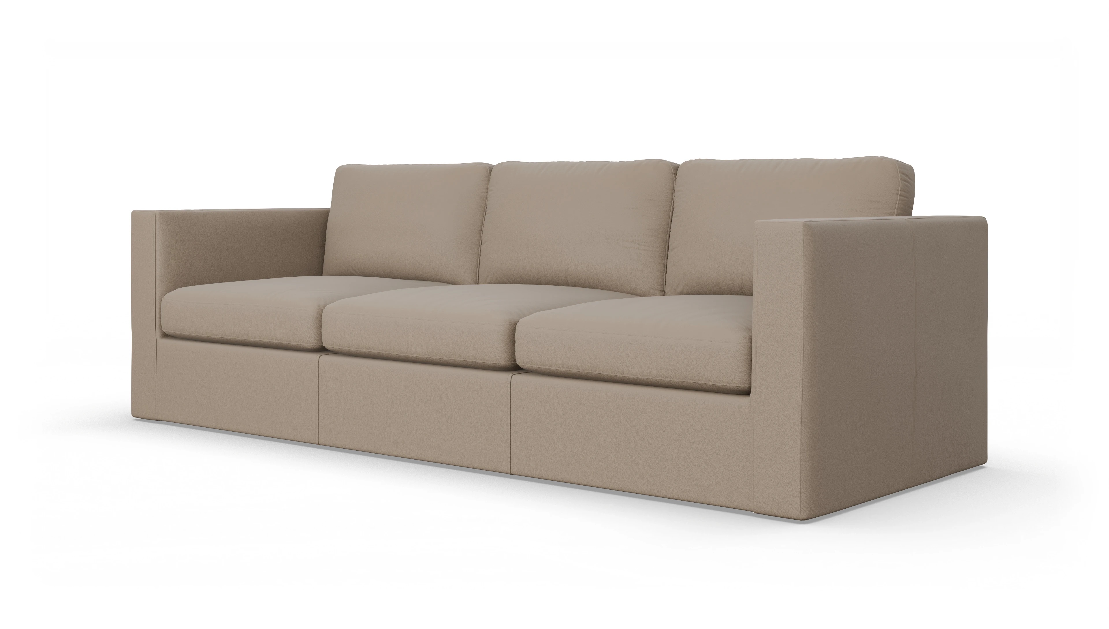 Ansicht des Produktes Santiago 4,5-Sitzer in Leder beige