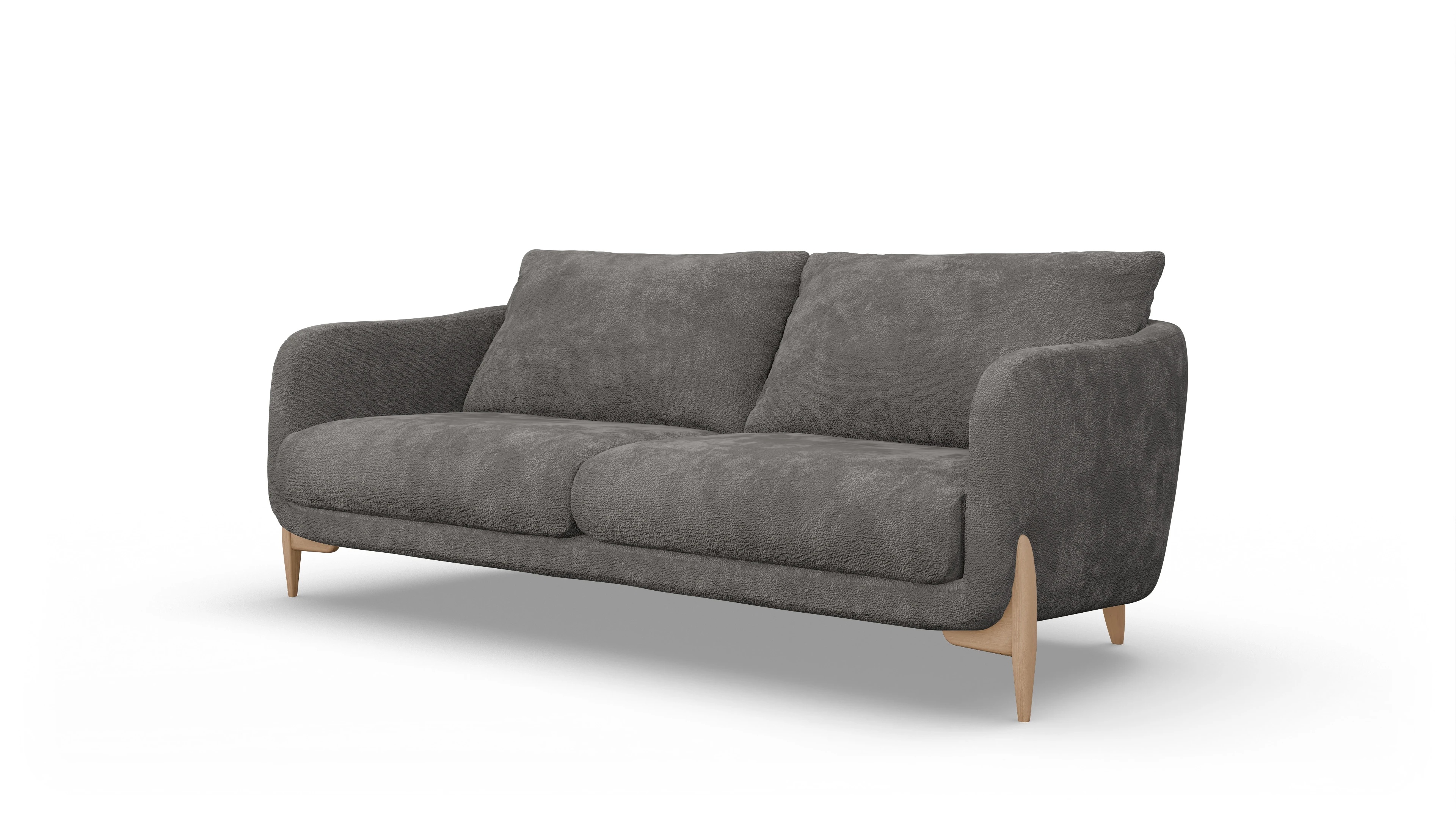 Ansicht des Produktes Iversen 3-Sitzer in Stoff grau