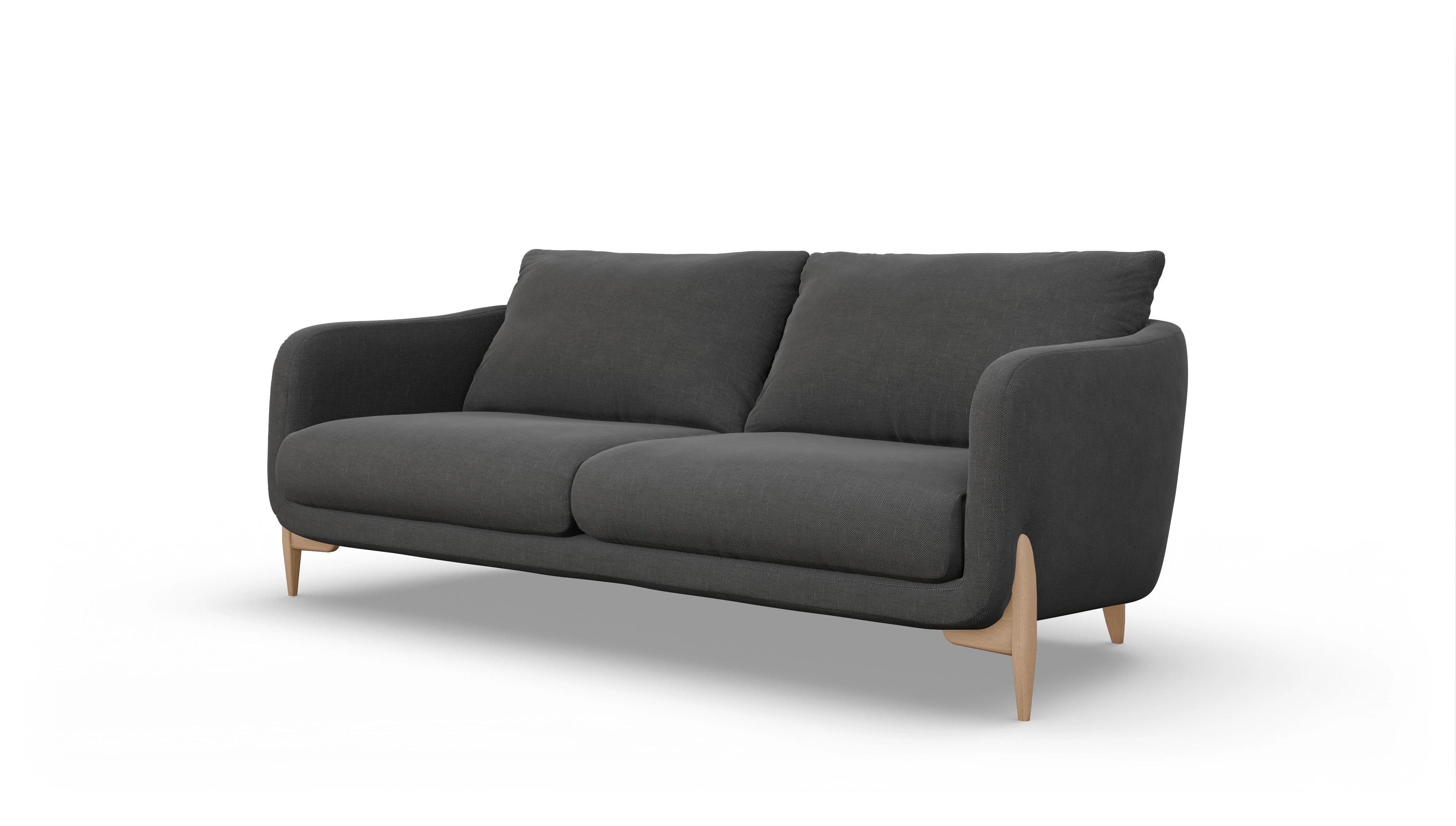 Ansicht des Produktes Iversen 3-Sitzer in Stoff grau