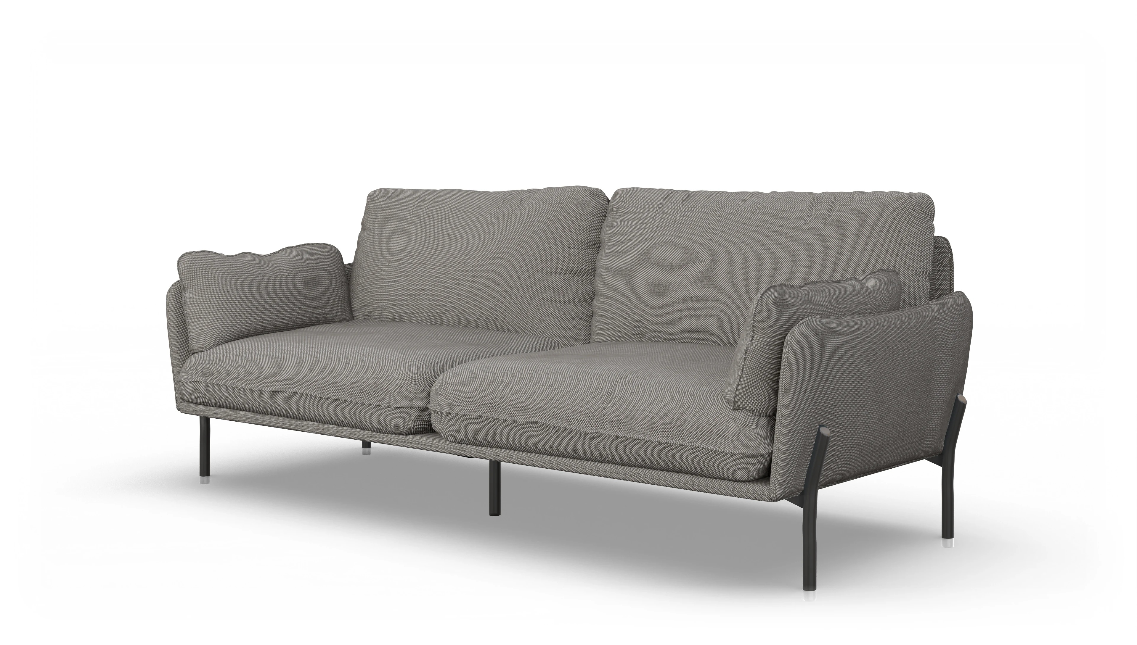 Ansicht des Produktes Crimora 3-Sitzer in Stoff beige