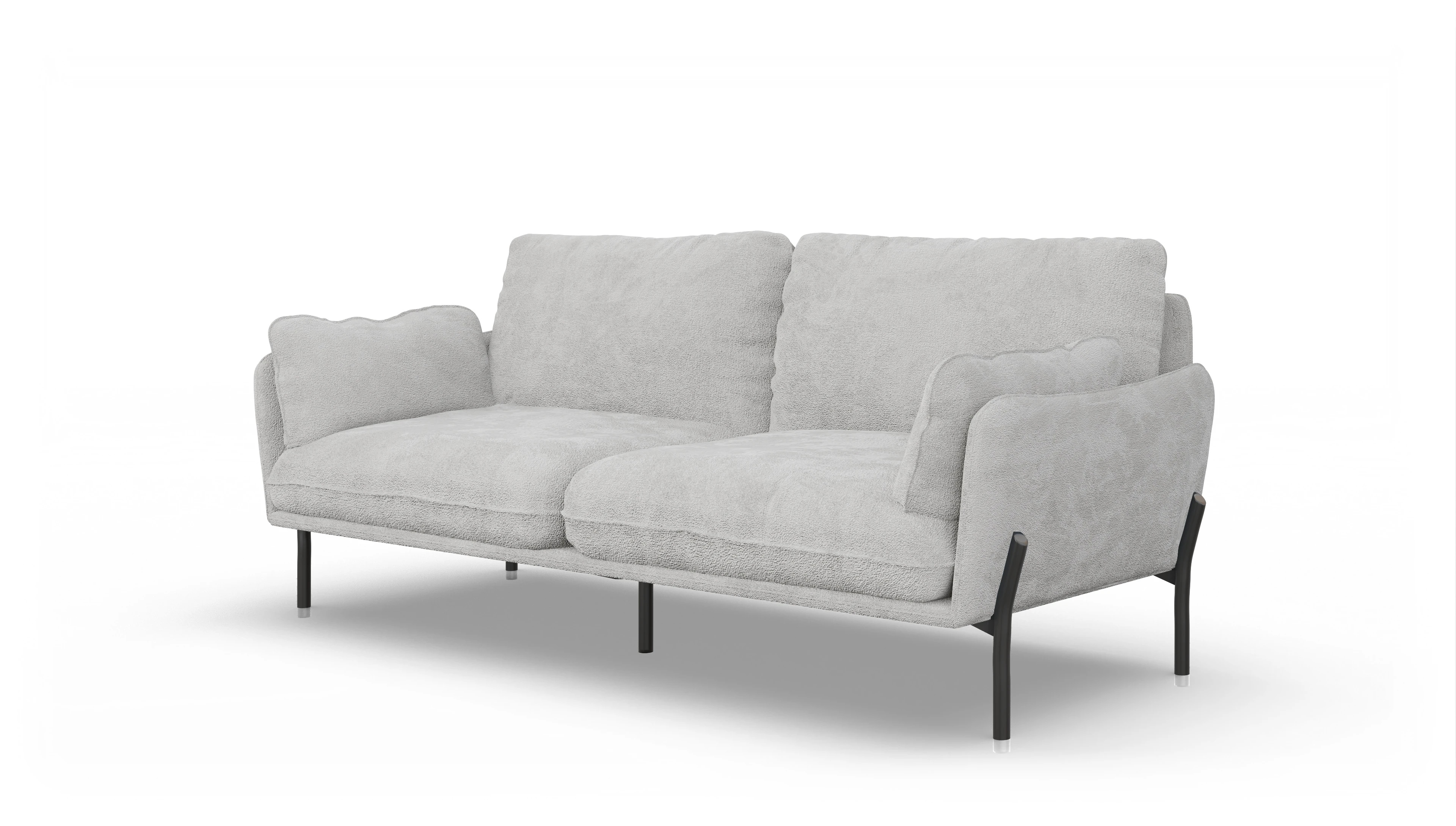 Ansicht des Produktes Crimora 2,5-Sitzer in Stoff weiß