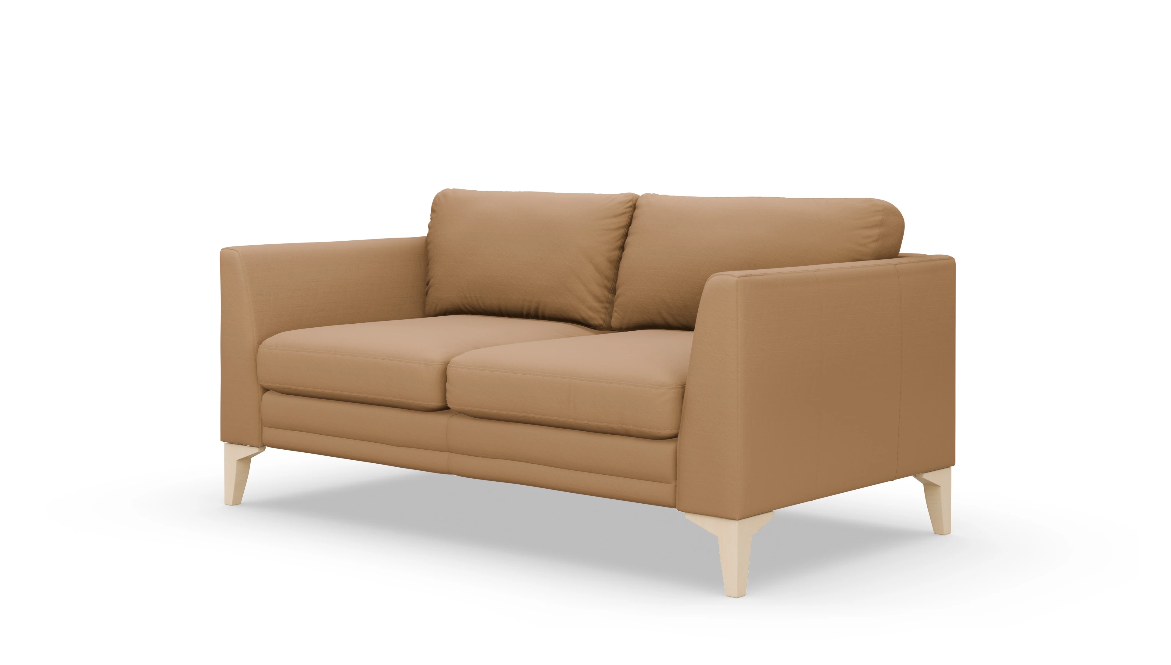 Ledersofa Fairfield Ansicht des Produktes Fairfield 2-Sitzer in Leder braun