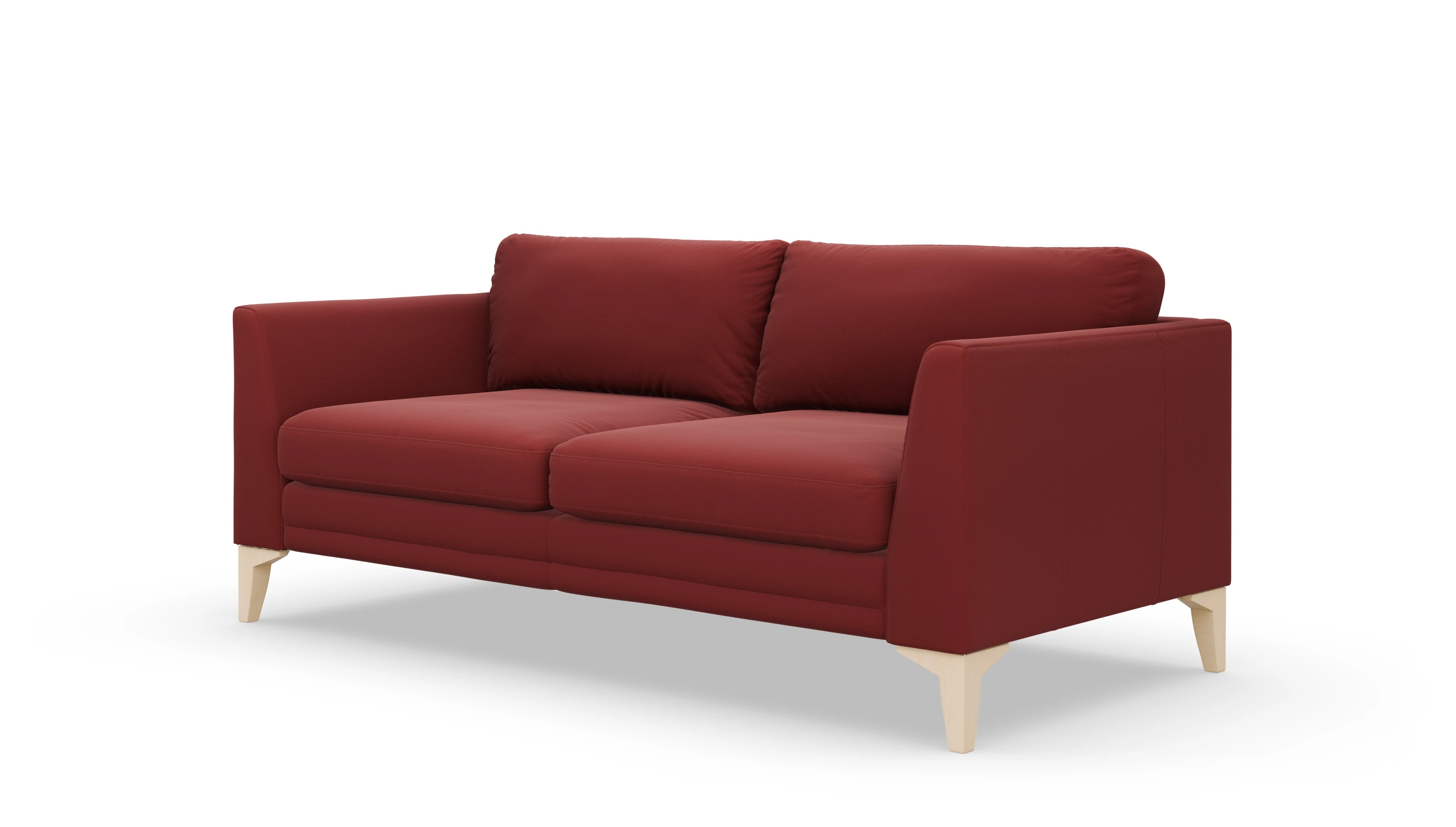 Ansicht des Produktes Fairfield 2,5-Sitzer in Leder rot