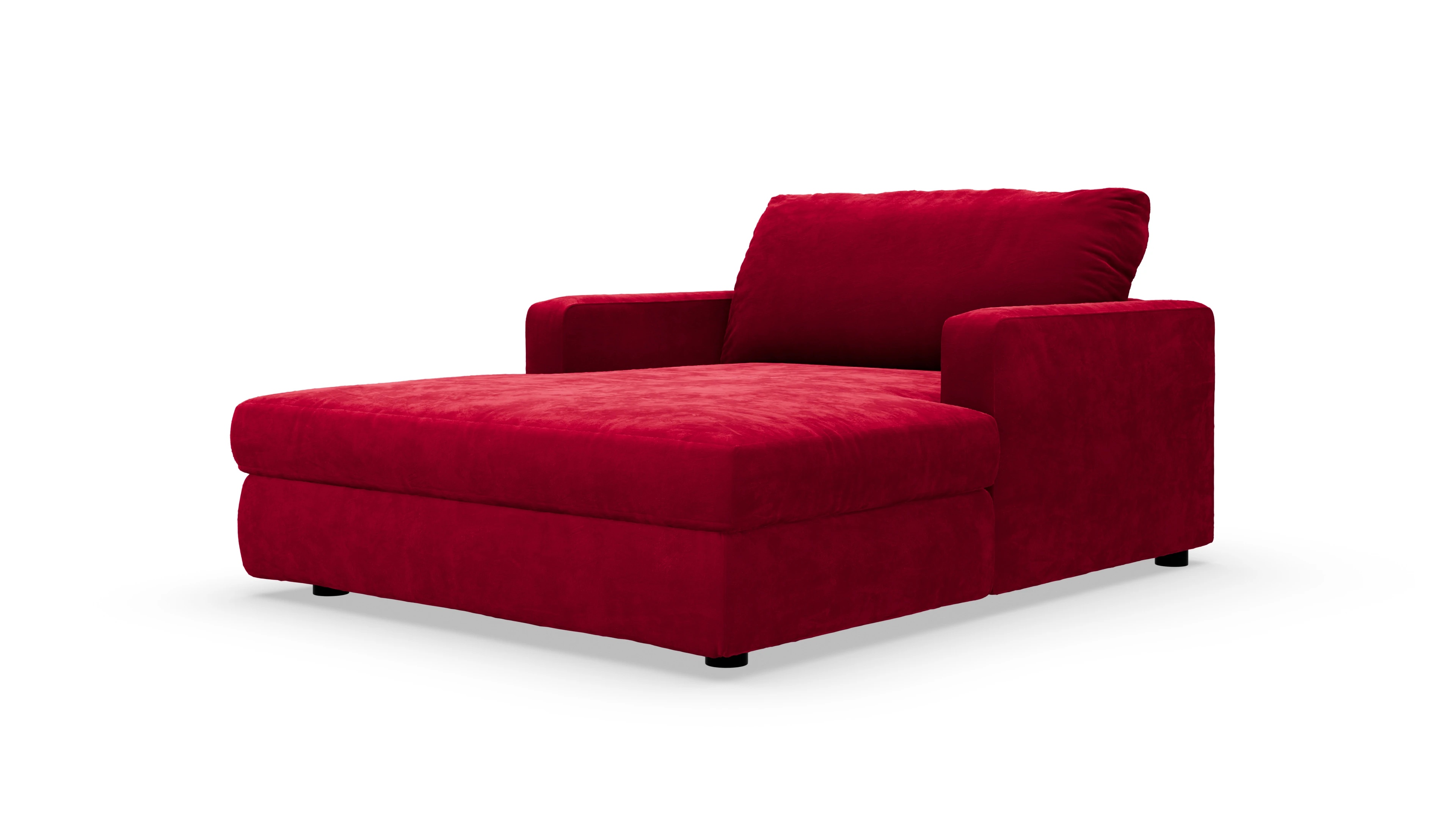 Ansicht des Produktes Amelia Sessel in Samt rot