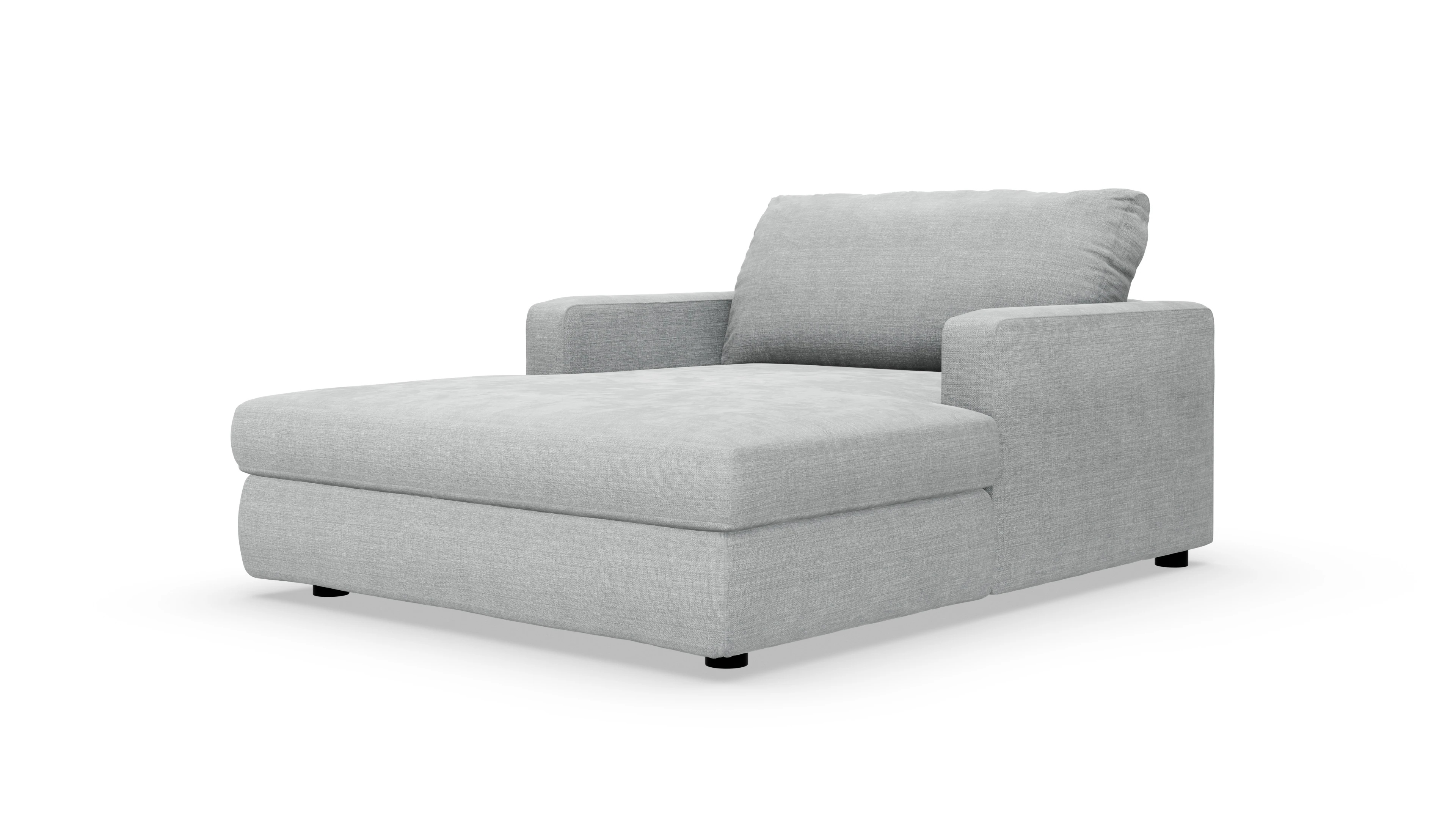 Ansicht des Produktes Amelia Sessel in Stoff grau