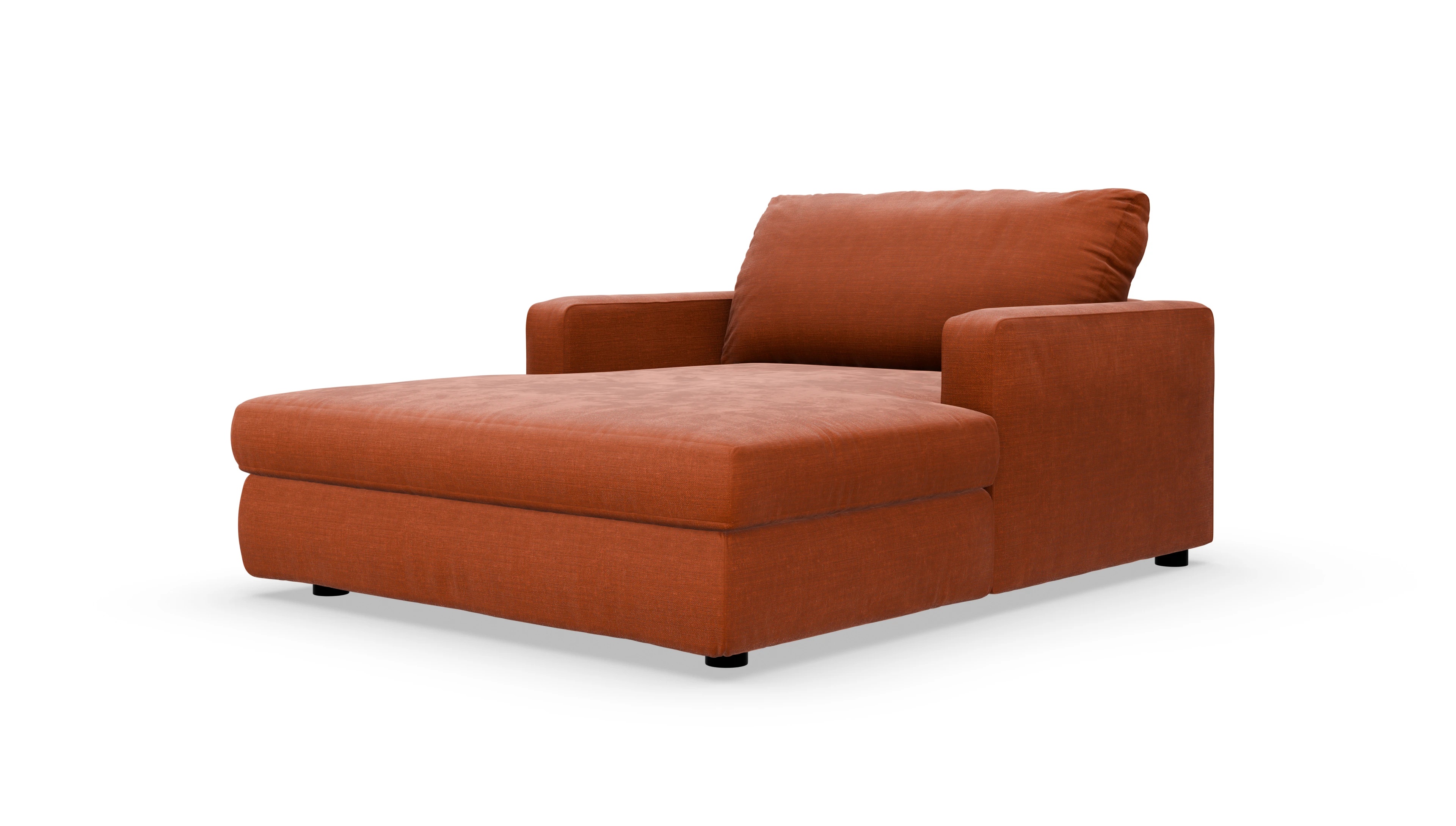Ansicht des Produktes Amelia Sessel in Stoff orange