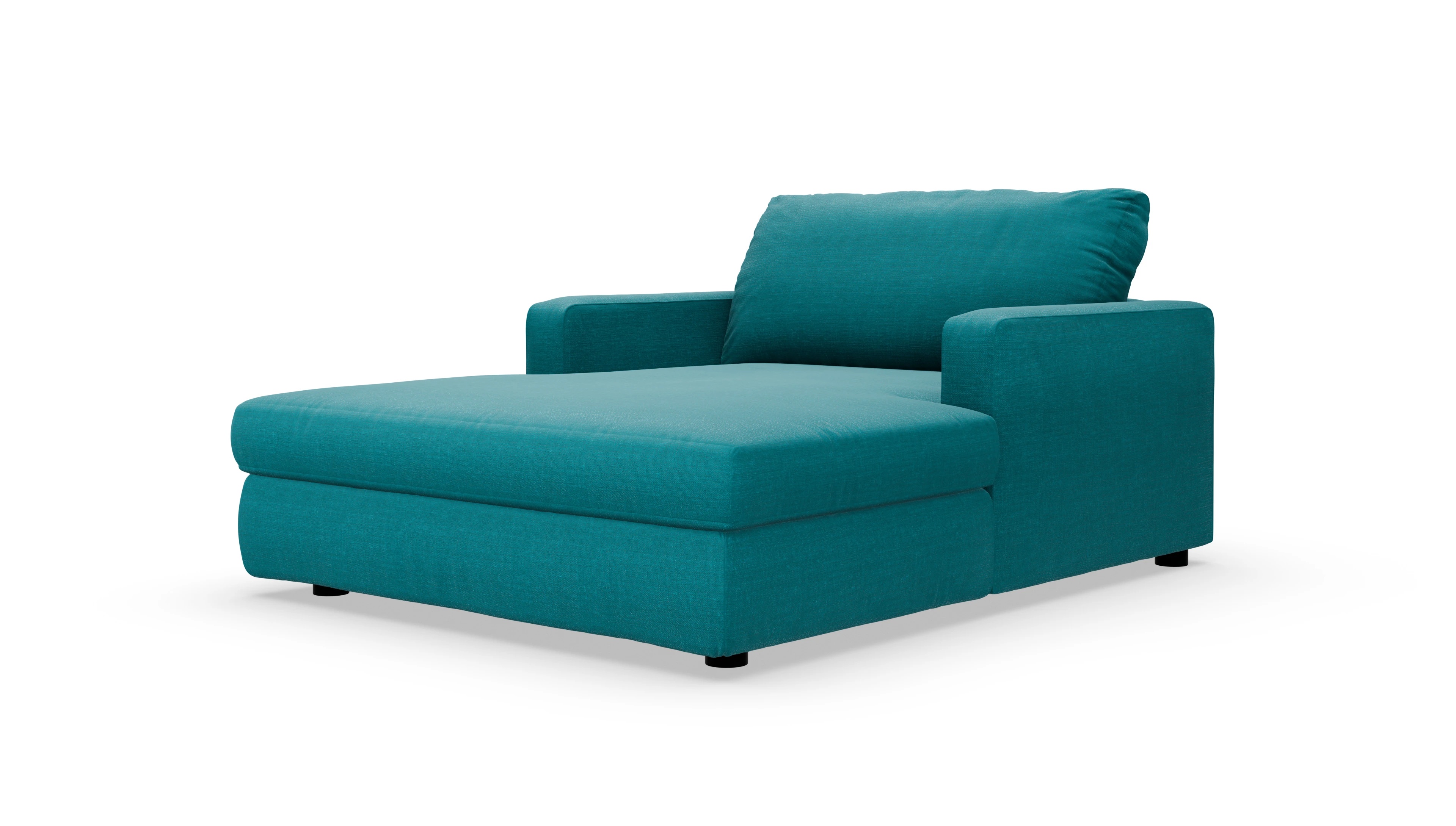 Ansicht des Produktes Amelia Sessel in Stoff blau