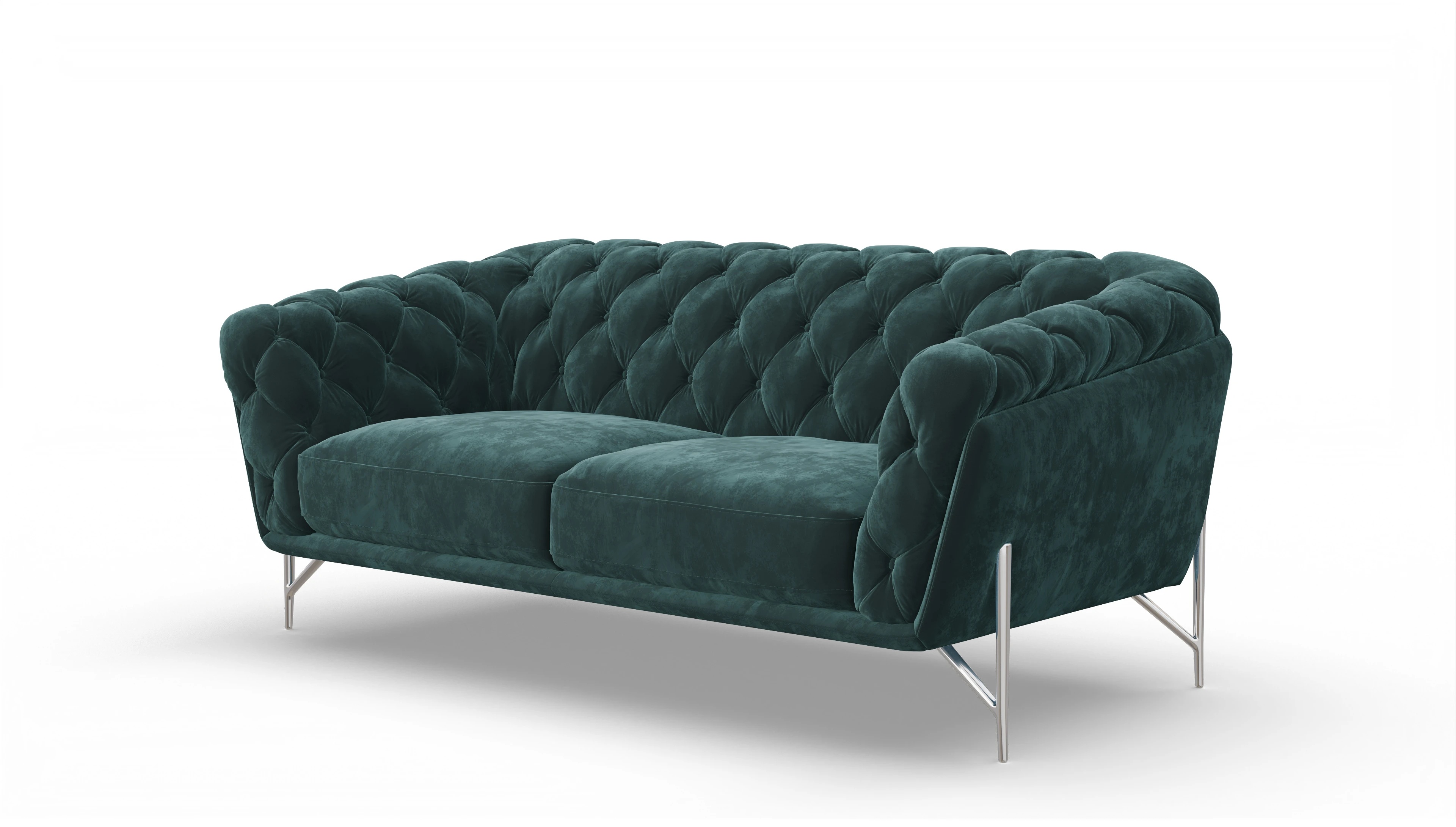 Ansicht des Produktes Alba 3-Sitzer in Samt grün