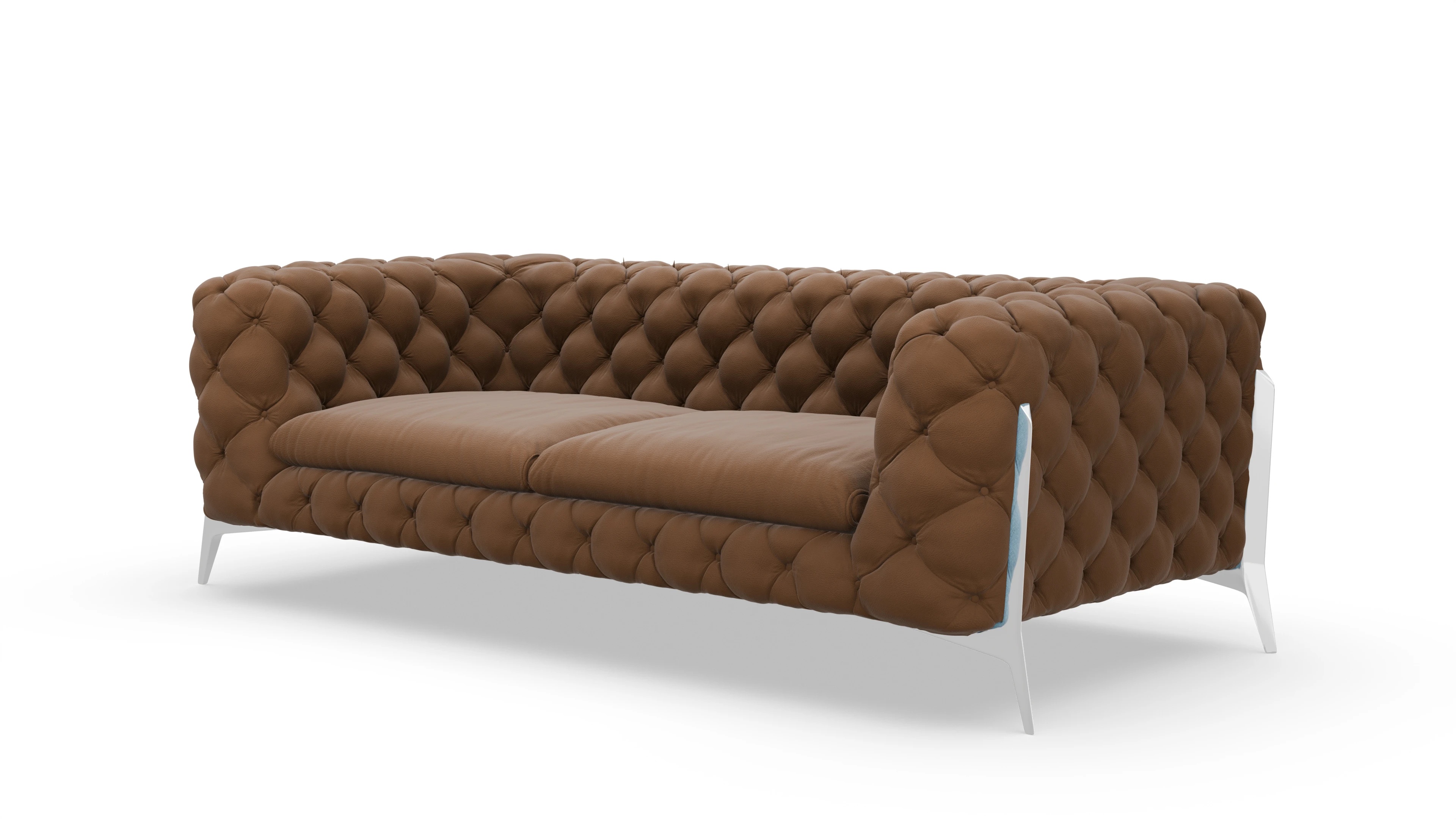 Ansicht des Produktes Juno 3-Sitzer in Leder cognac