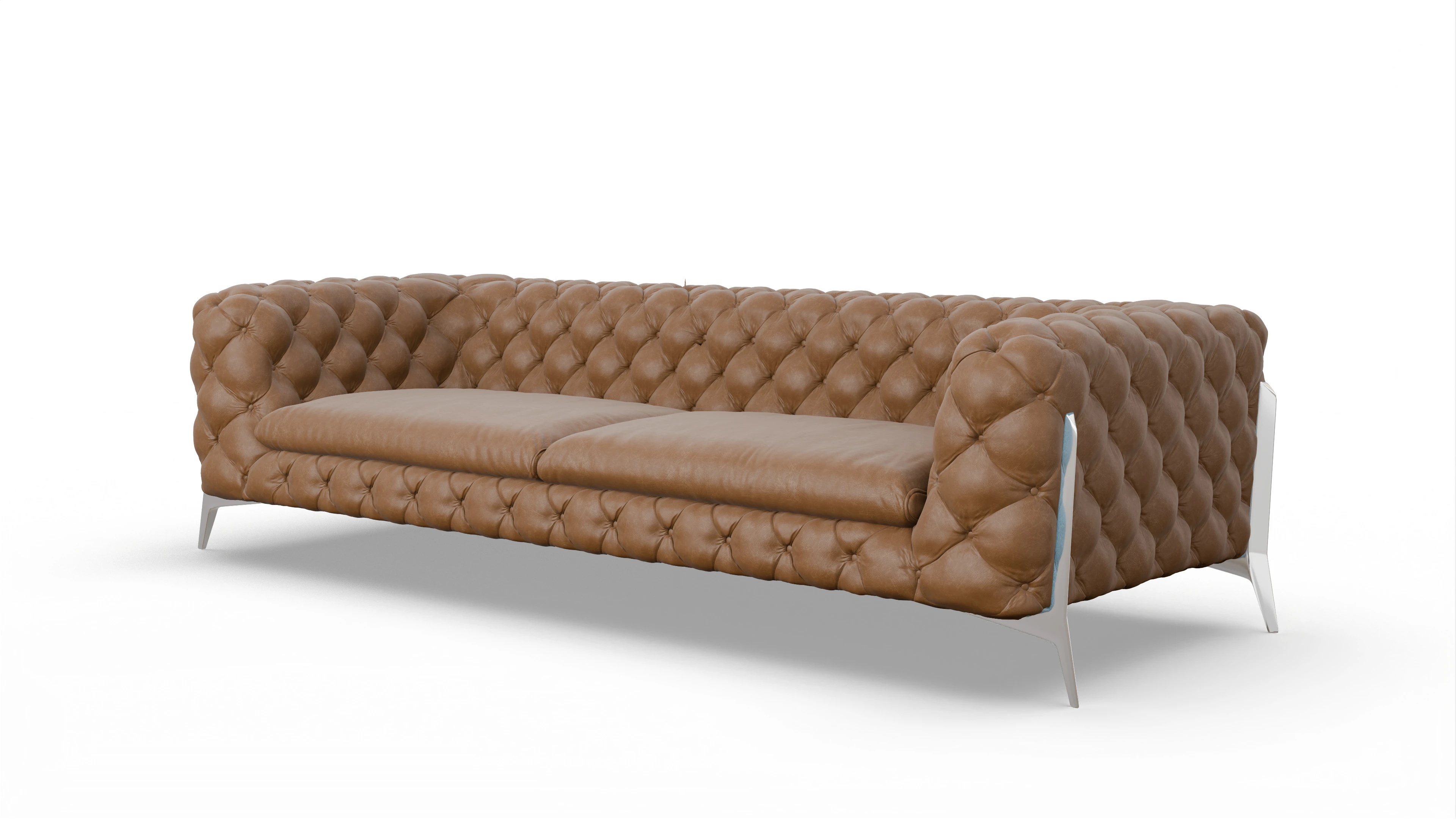 Ansicht des Produktes Juno 4,5-Sitzer in Leder gelb