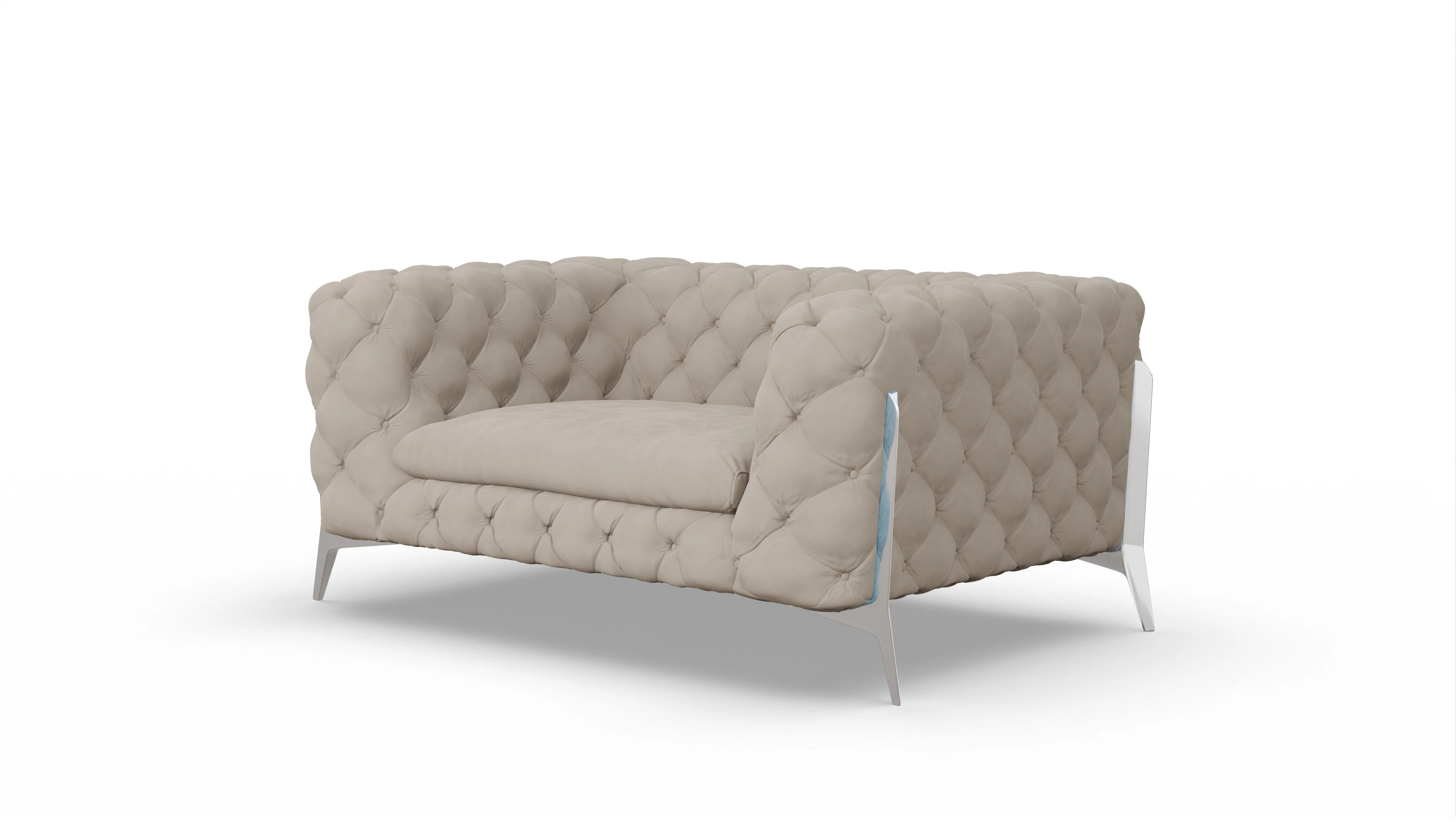 Ansicht des Produktes Juno Sessel in Samt beige