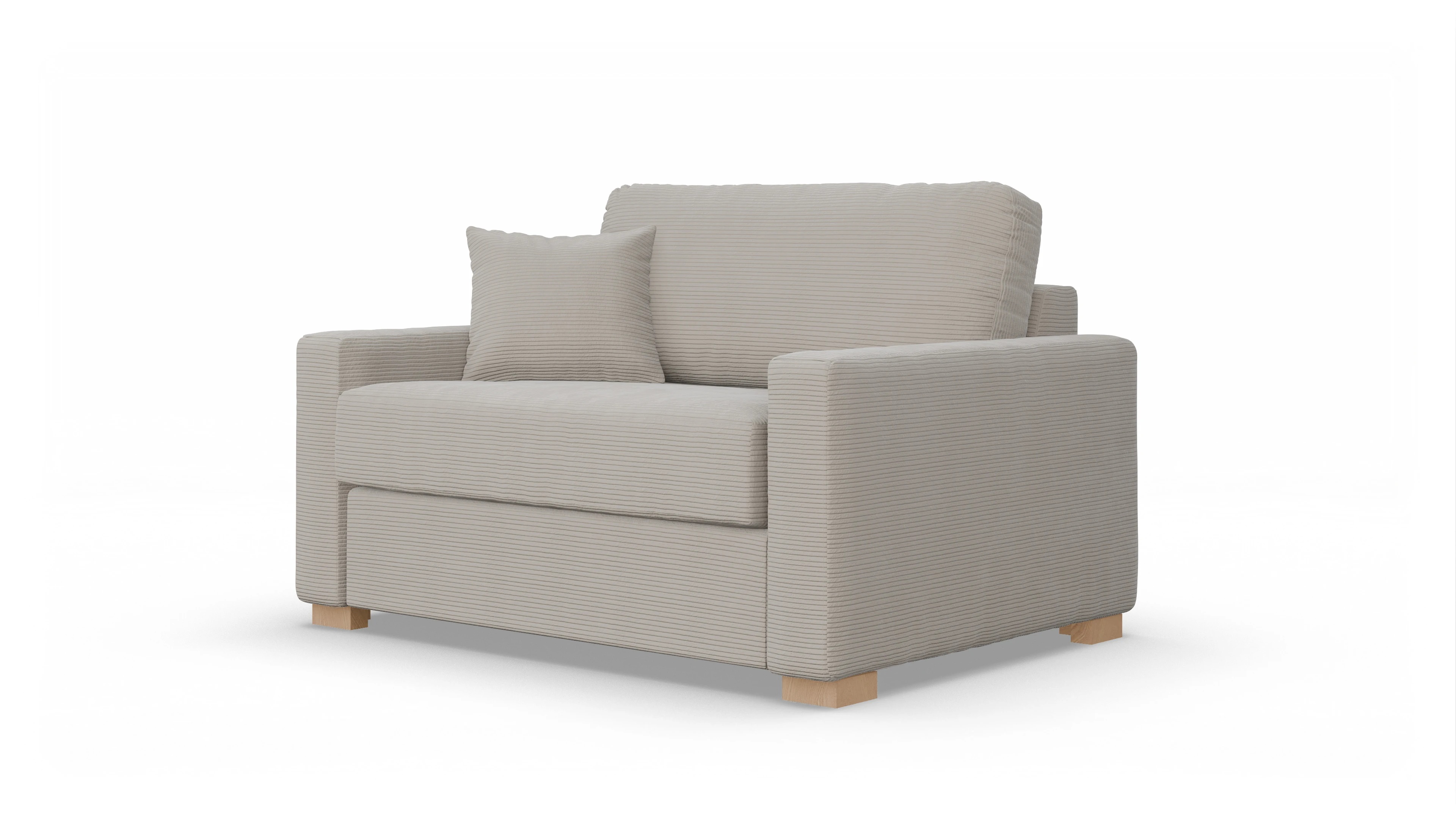 Ansicht des Produktes Christensen Sessel in Cord grau