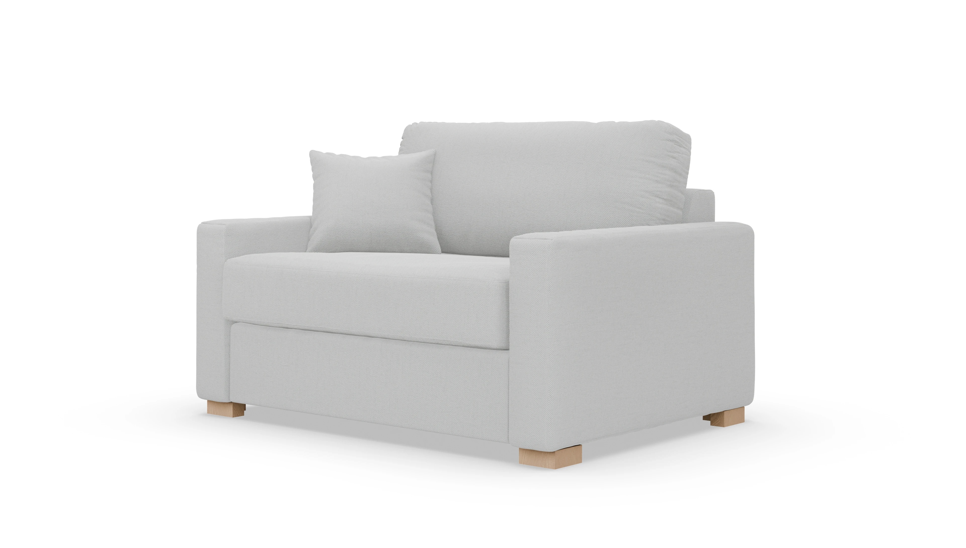 Schlafsessel Christensen Ansicht des Produktes Christensen Sessel in Stoff grau