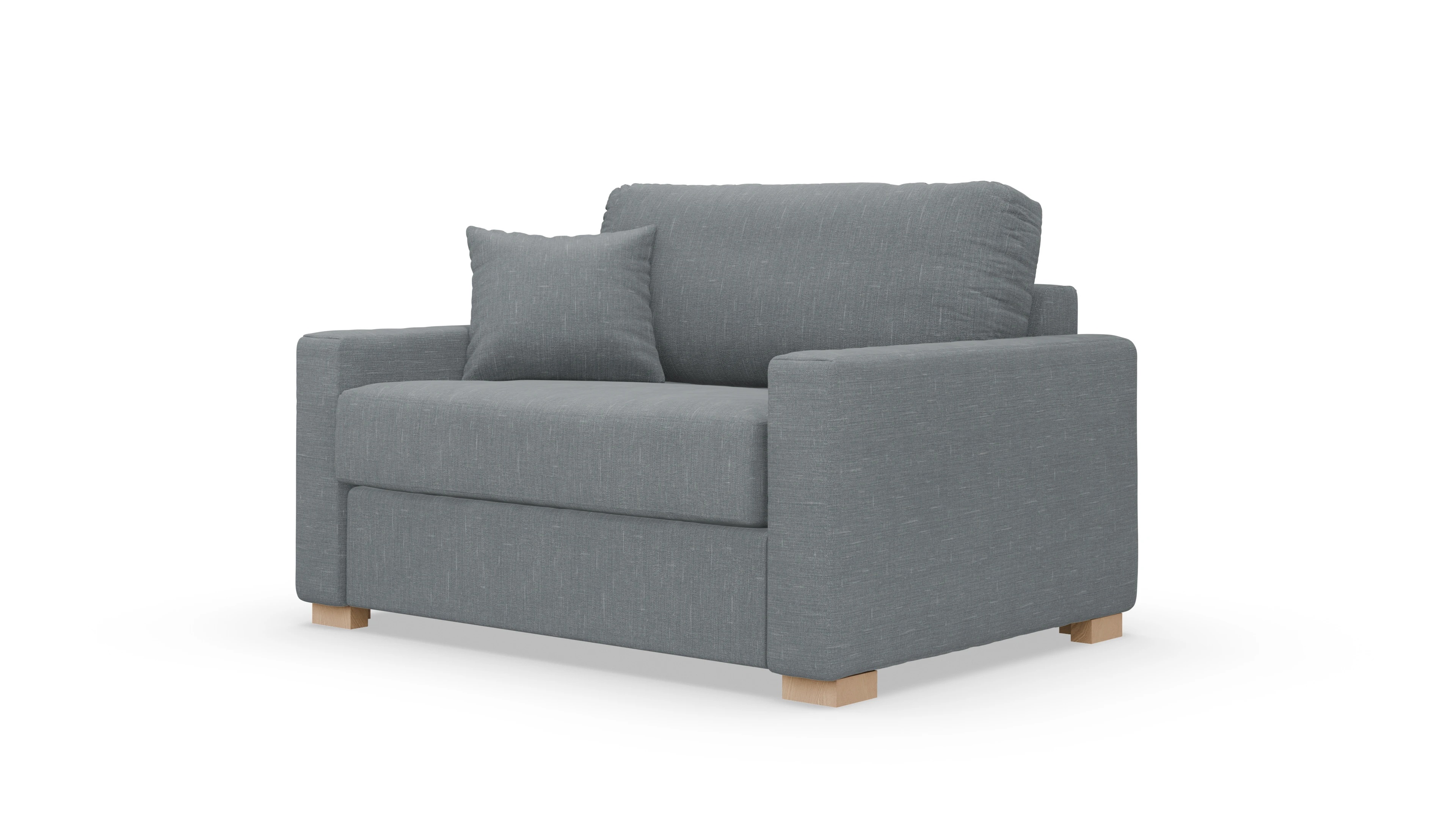 Schlafsessel Christensen Ansicht des Produktes Christensen Sessel in Stoff grau