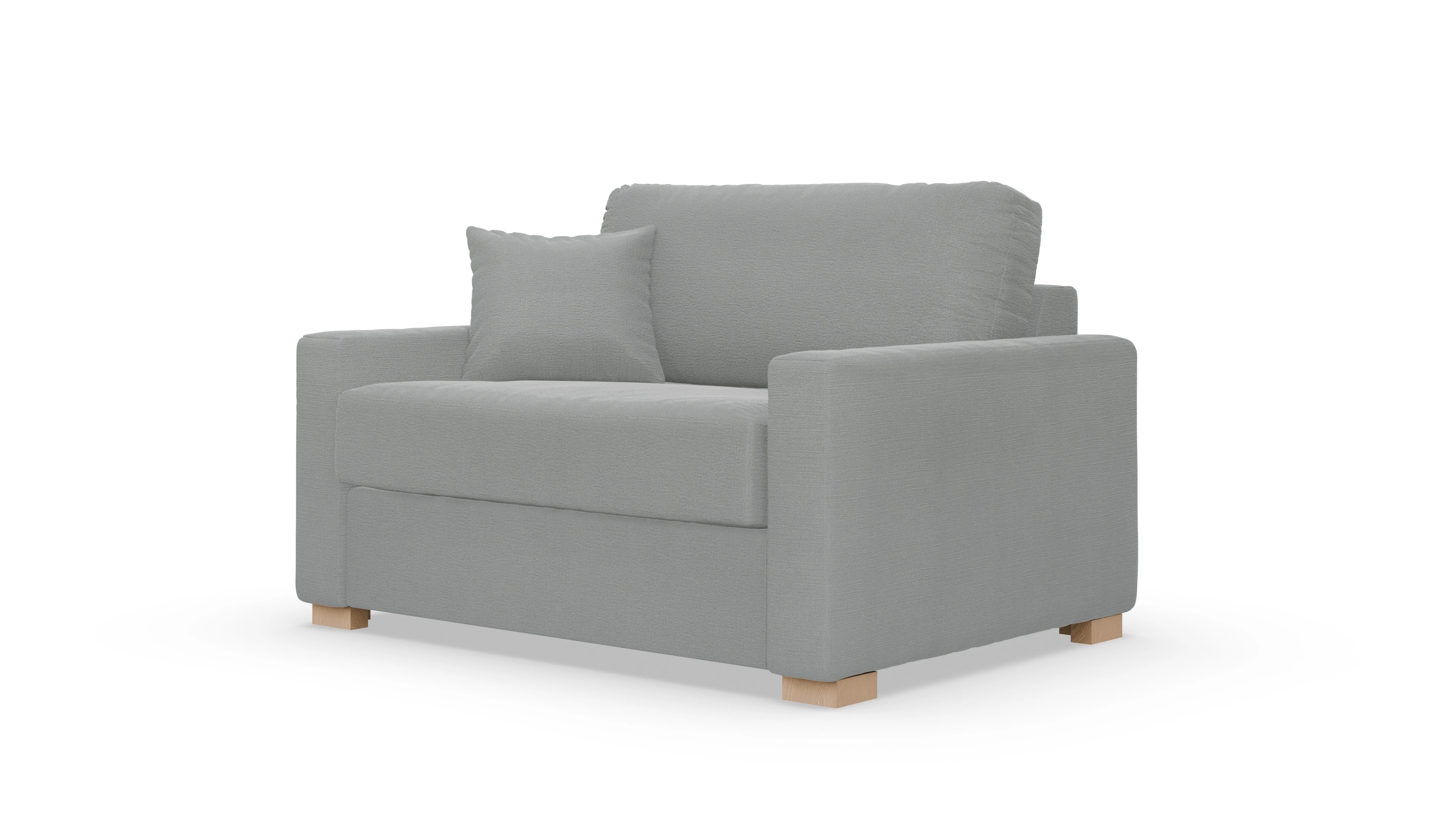 Schlafsessel Christensen Ansicht des Produktes Christensen Sessel in Stoff grau