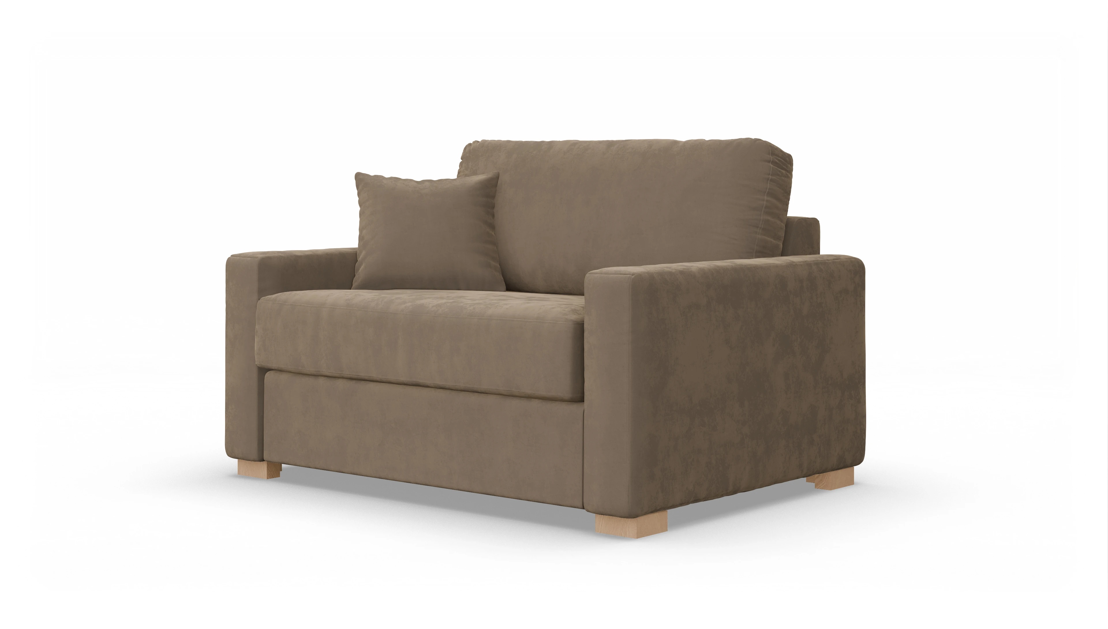 Ansicht des Produktes Christensen Sessel in Samt braun