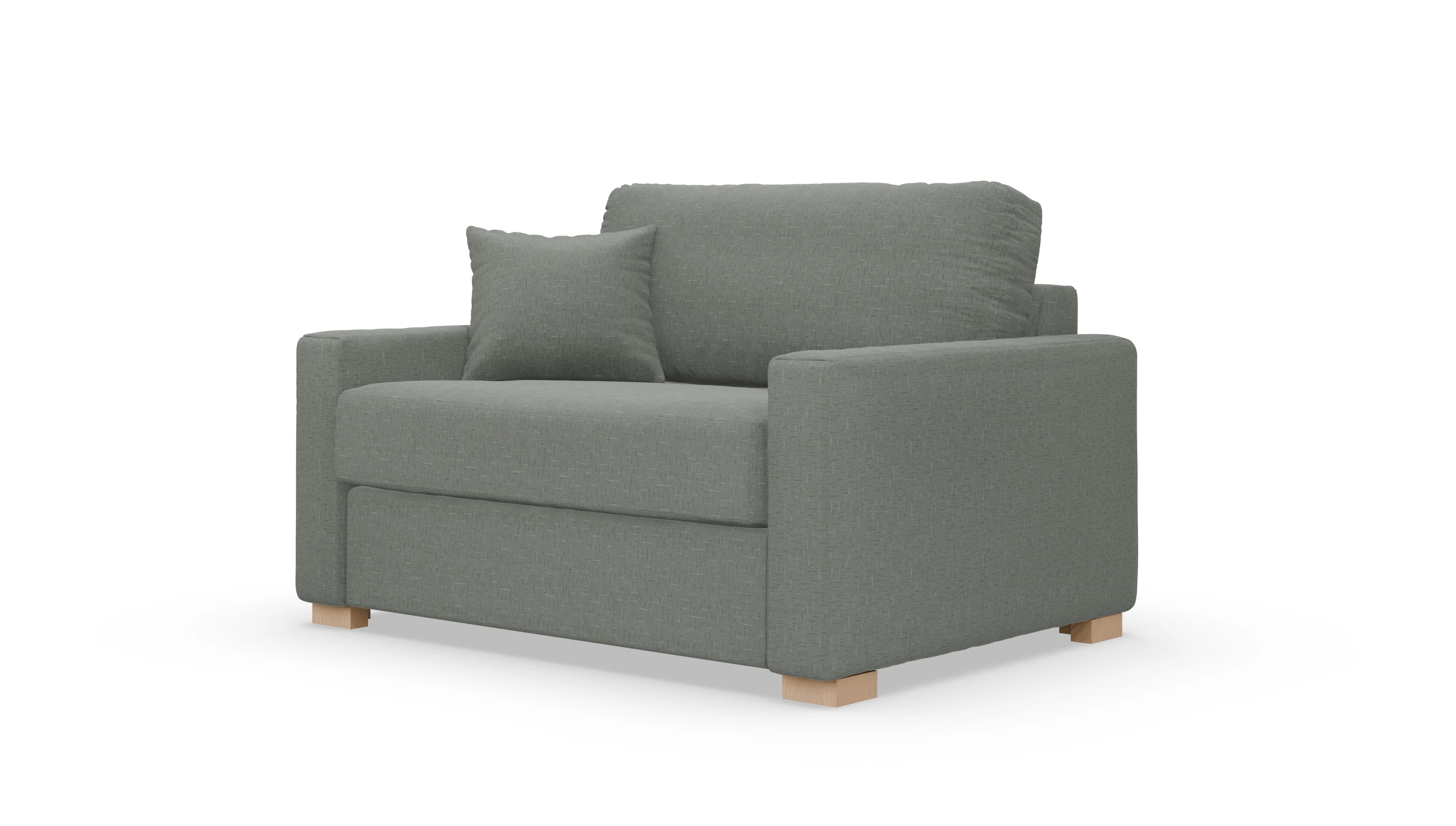 Ansicht des Produktes Christensen Sessel in Stoff grün