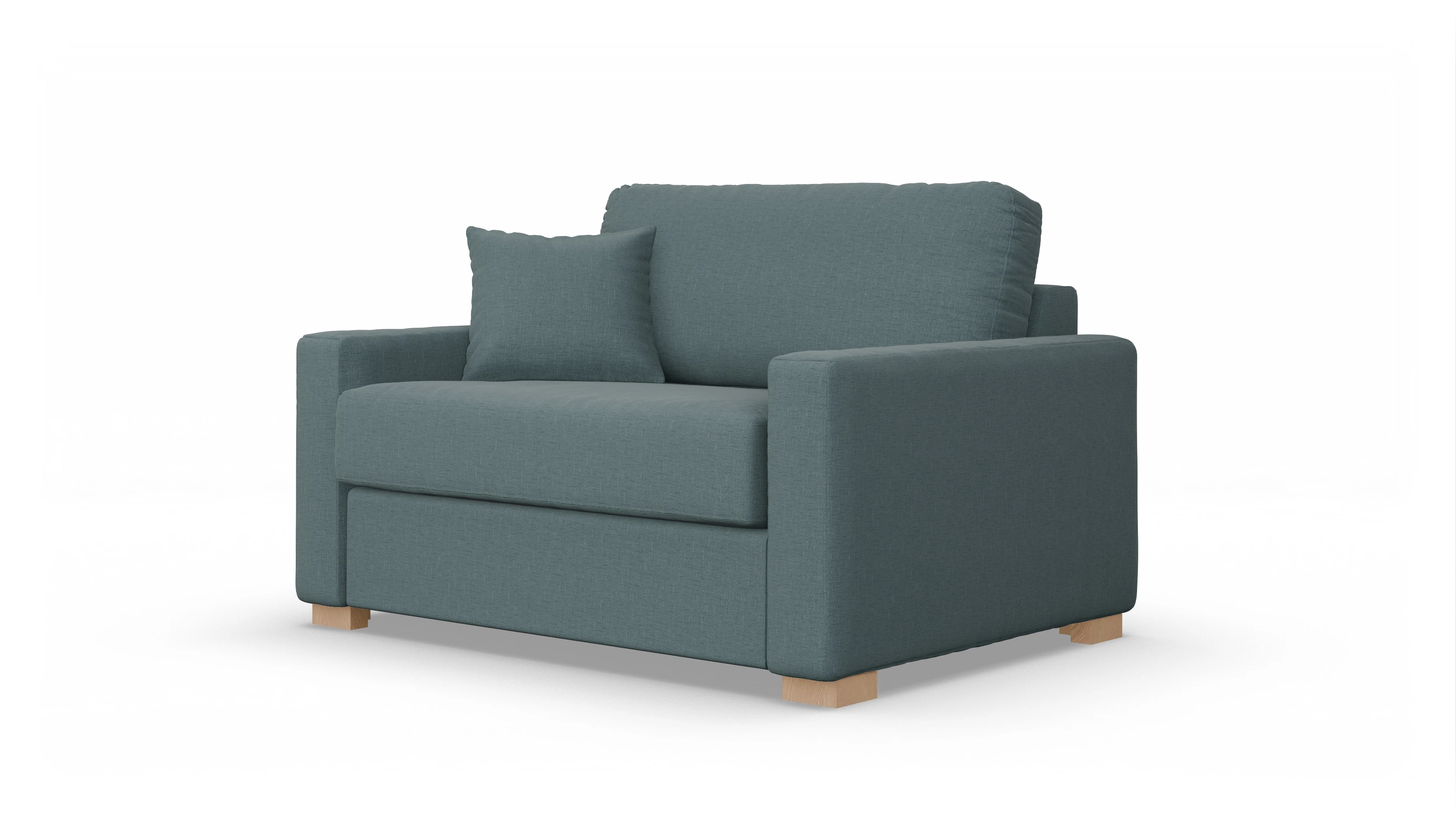 Ansicht des Produktes Christensen Sessel in Stoff blau