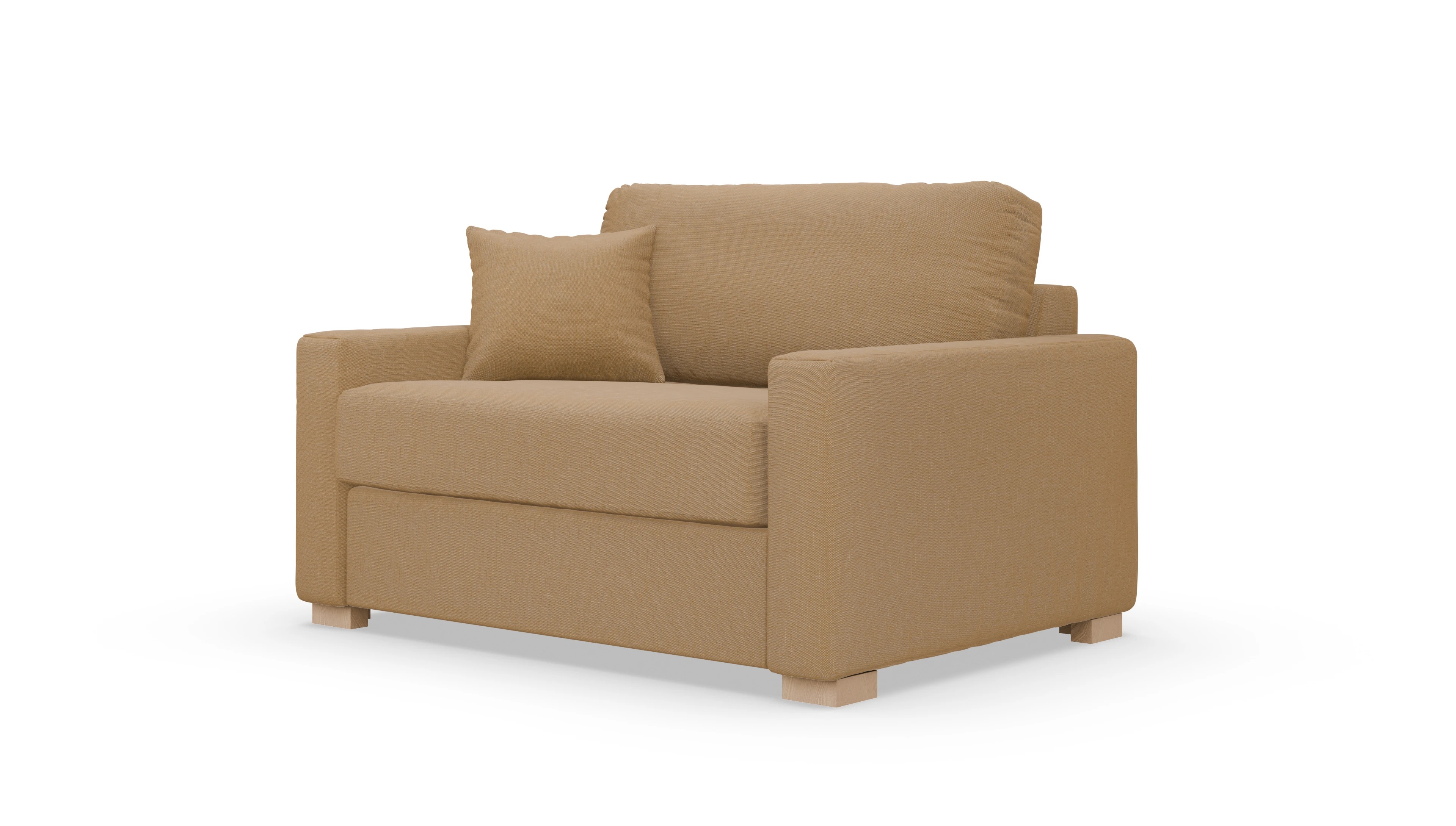 Schlafsessel Christensen Ansicht des Produktes Christensen Sessel in Stoff braun
