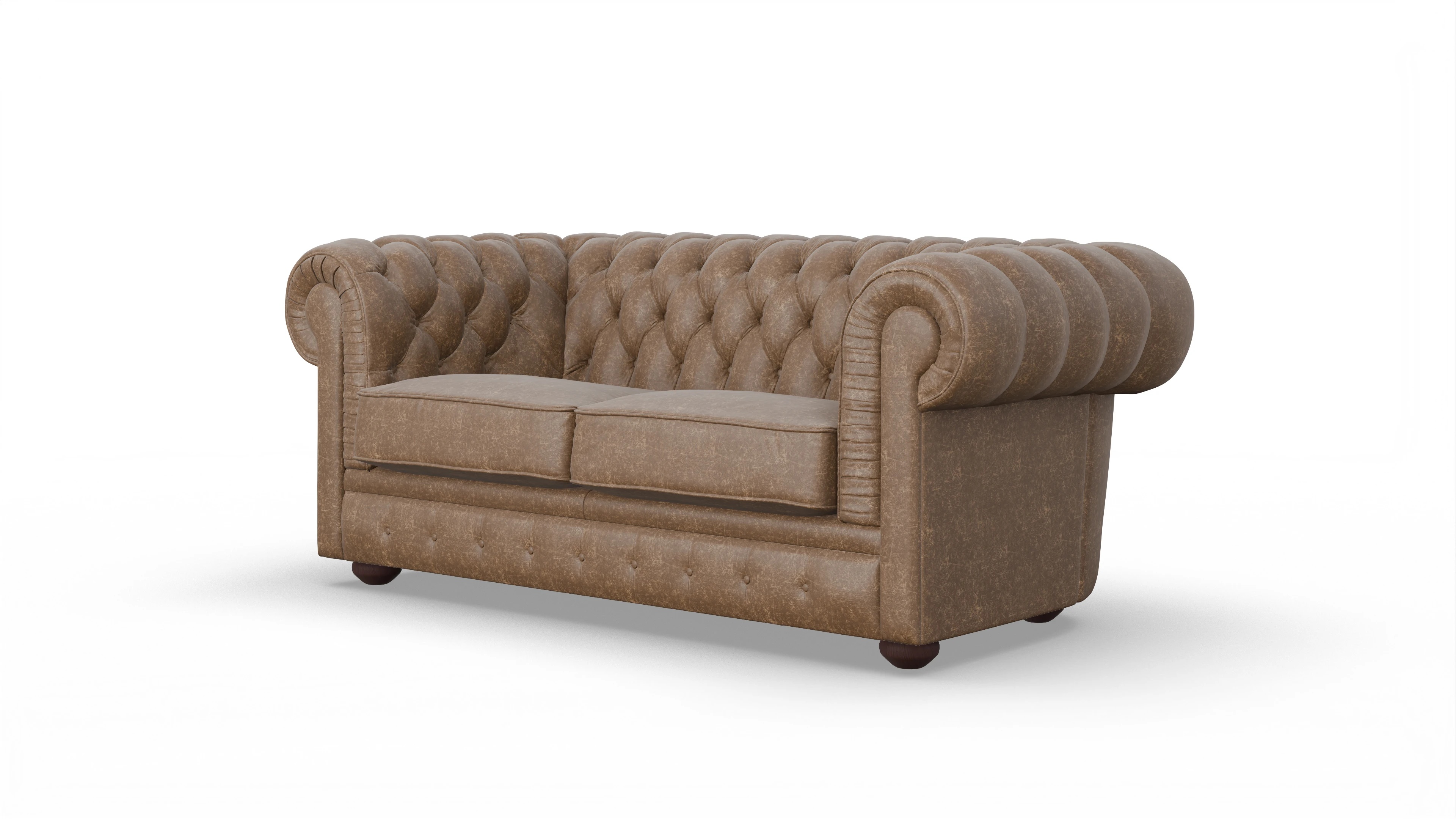 Ansicht des Produktes Chester1 2-Sitzer in Leder beige