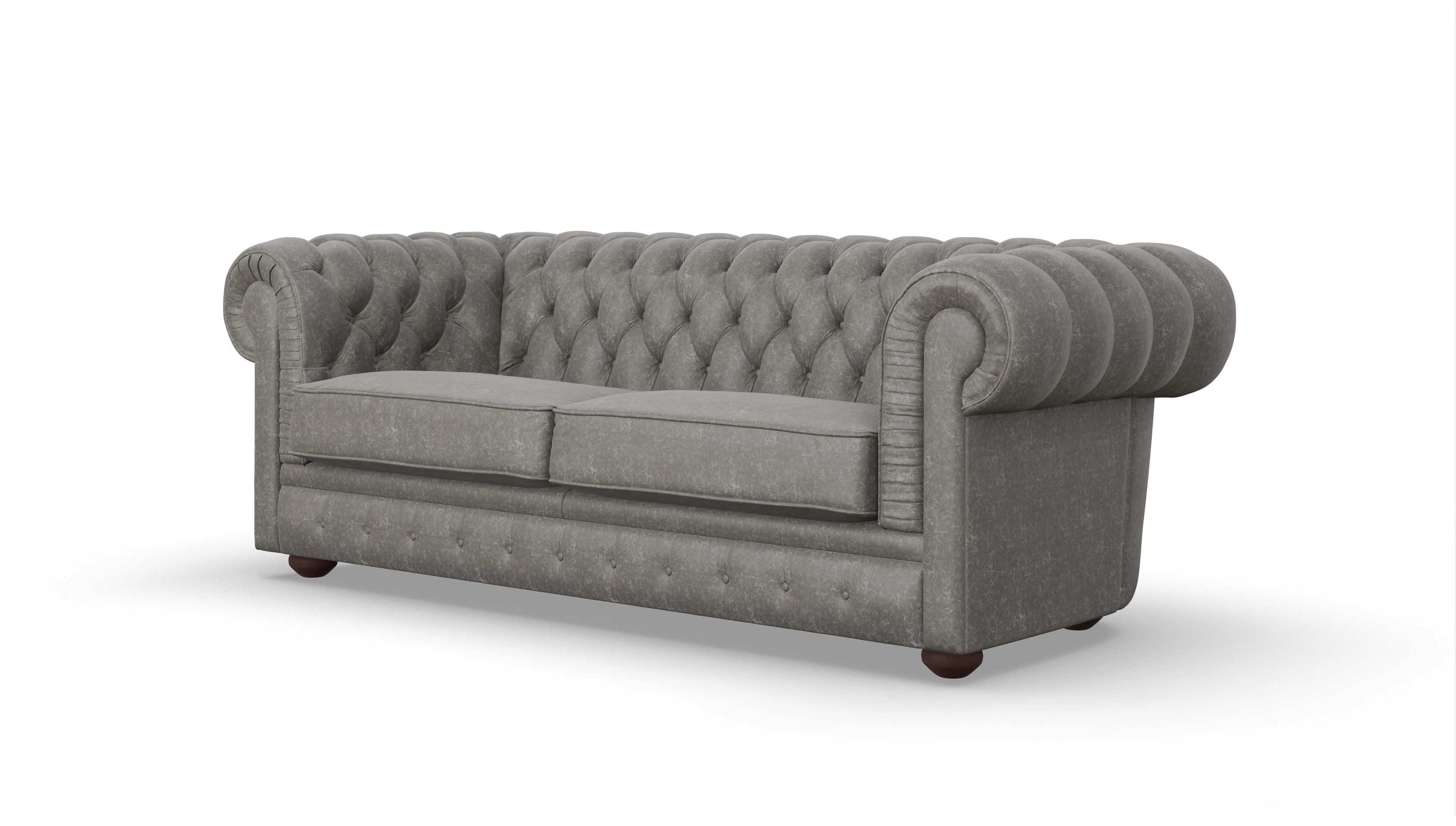 Ansicht des Produktes Chester1 2,5-Sitzer in Leder grau