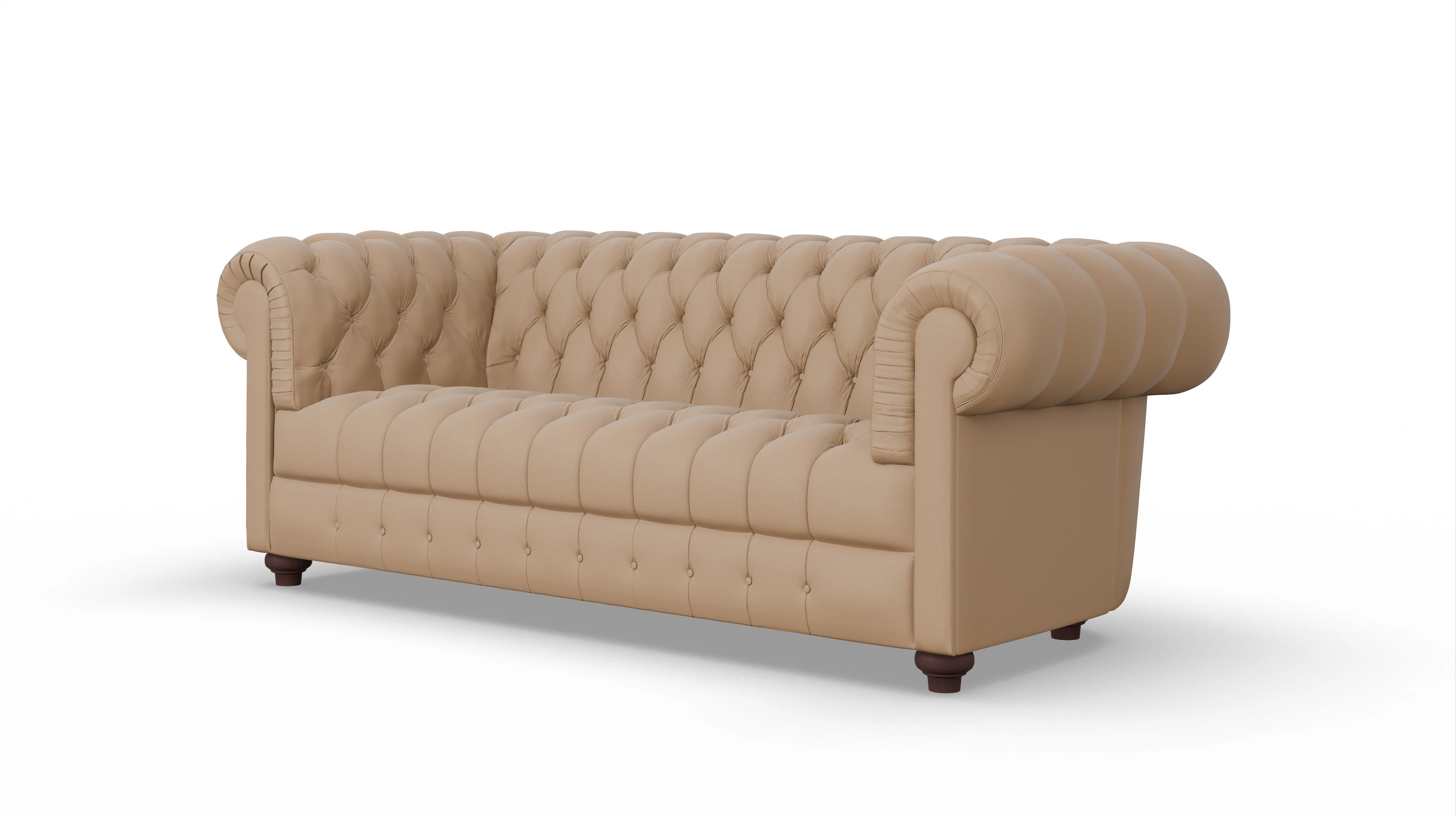 Ansicht des Produktes Chester2 2,5-Sitzer in Leder beige