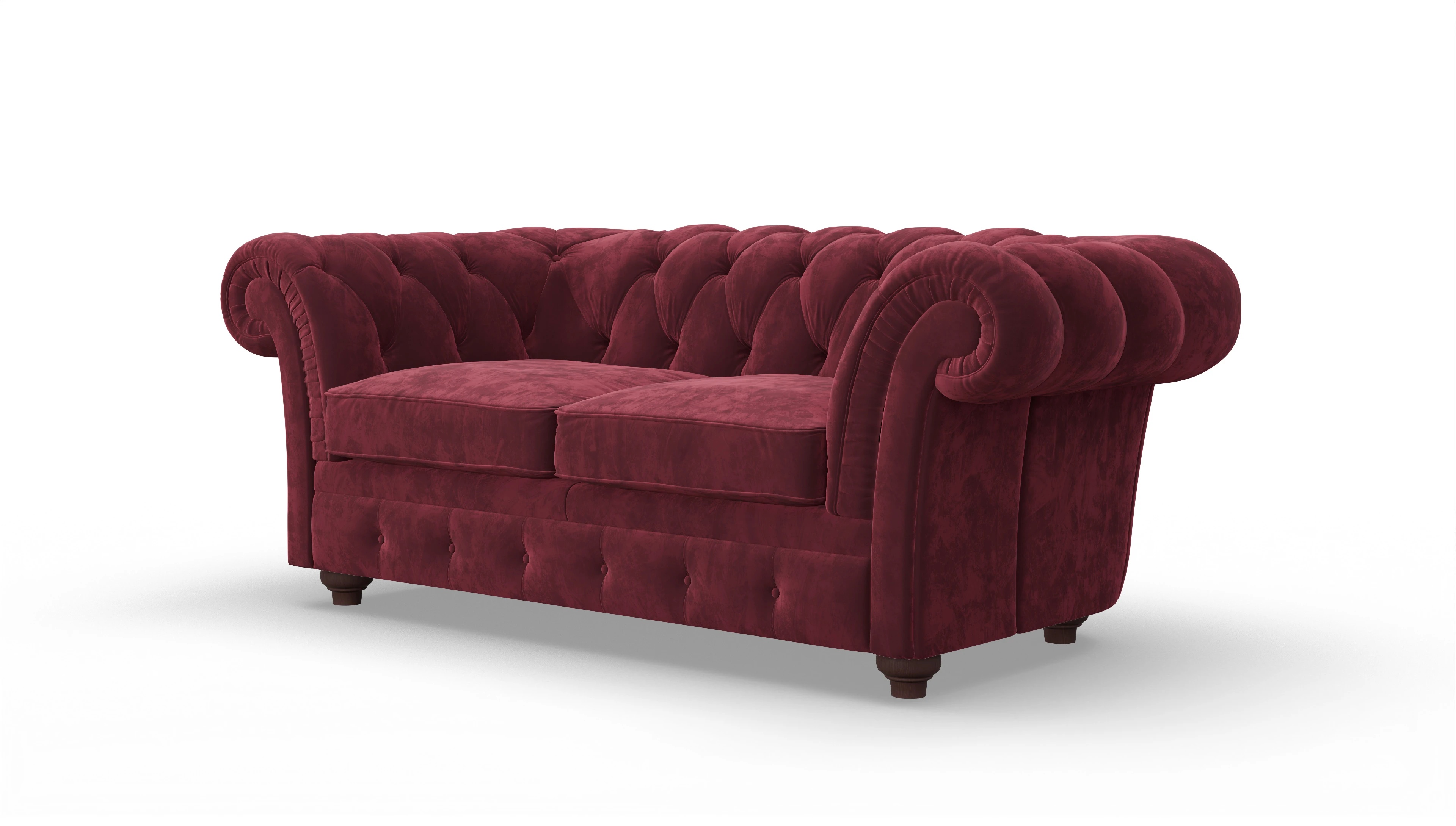 Ansicht des Produktes VIP 2-Sitzer in Samt rot