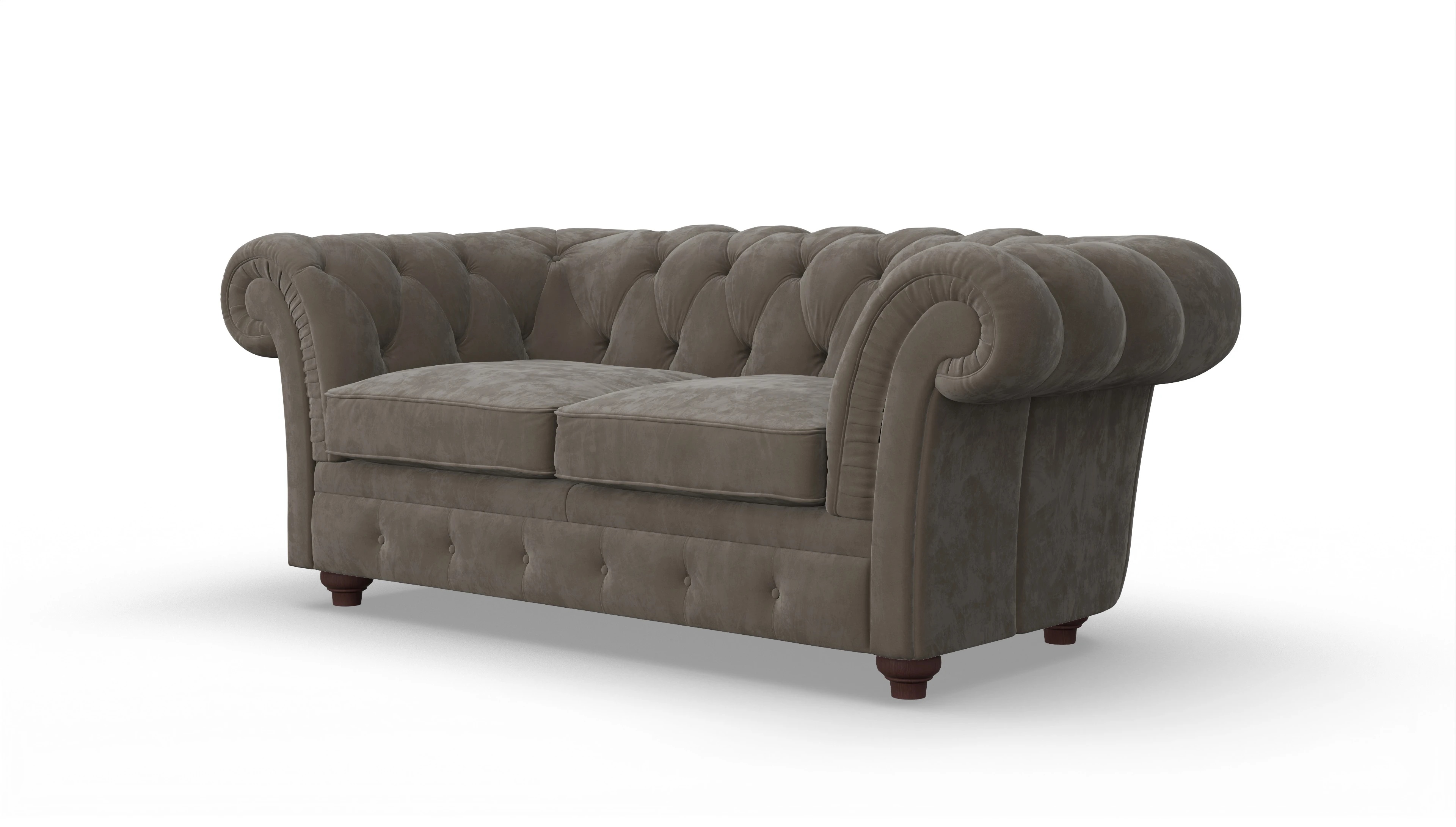 Ansicht des Produktes VIP 2-Sitzer in Samt braun