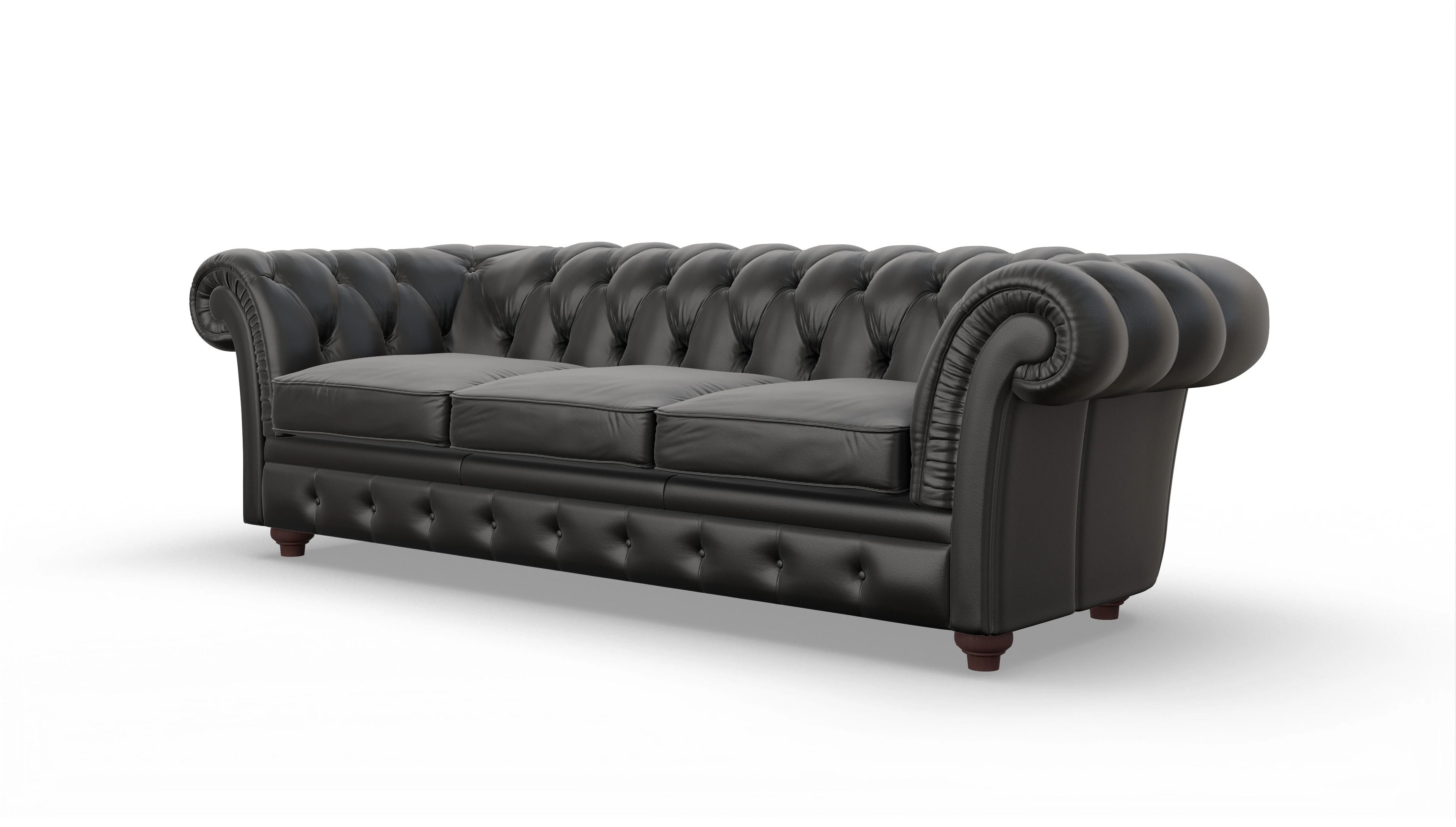 Ansicht des Produktes VIP 3-Sitzer in Leder schwarz