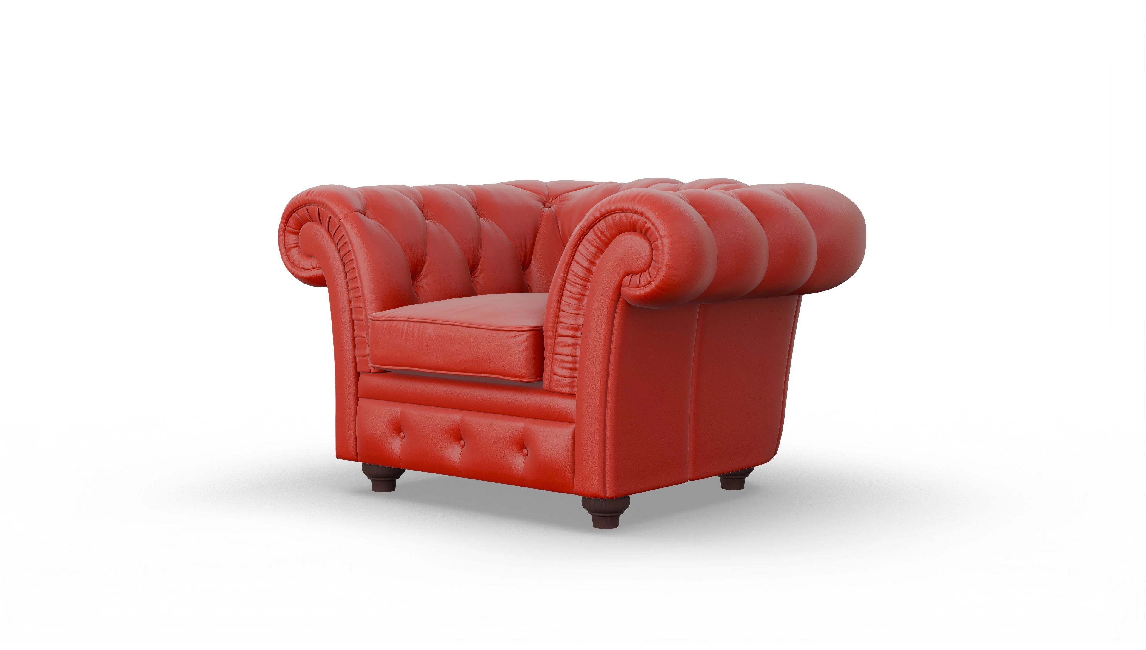 Ansicht des Produktes VIP Sessel in Leder rot