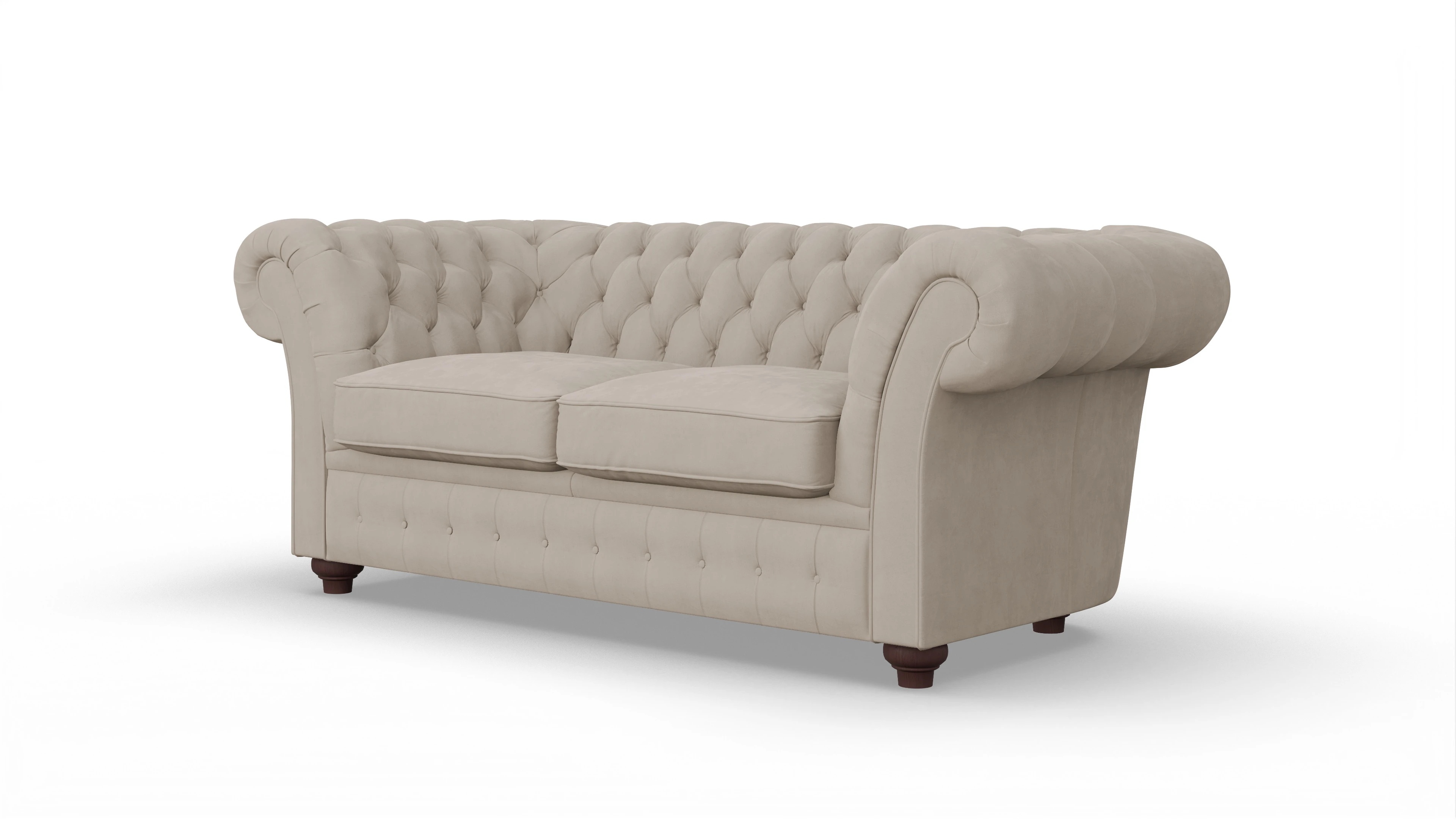 Ansicht des Produktes Duse 2-Sitzer in Samt beige