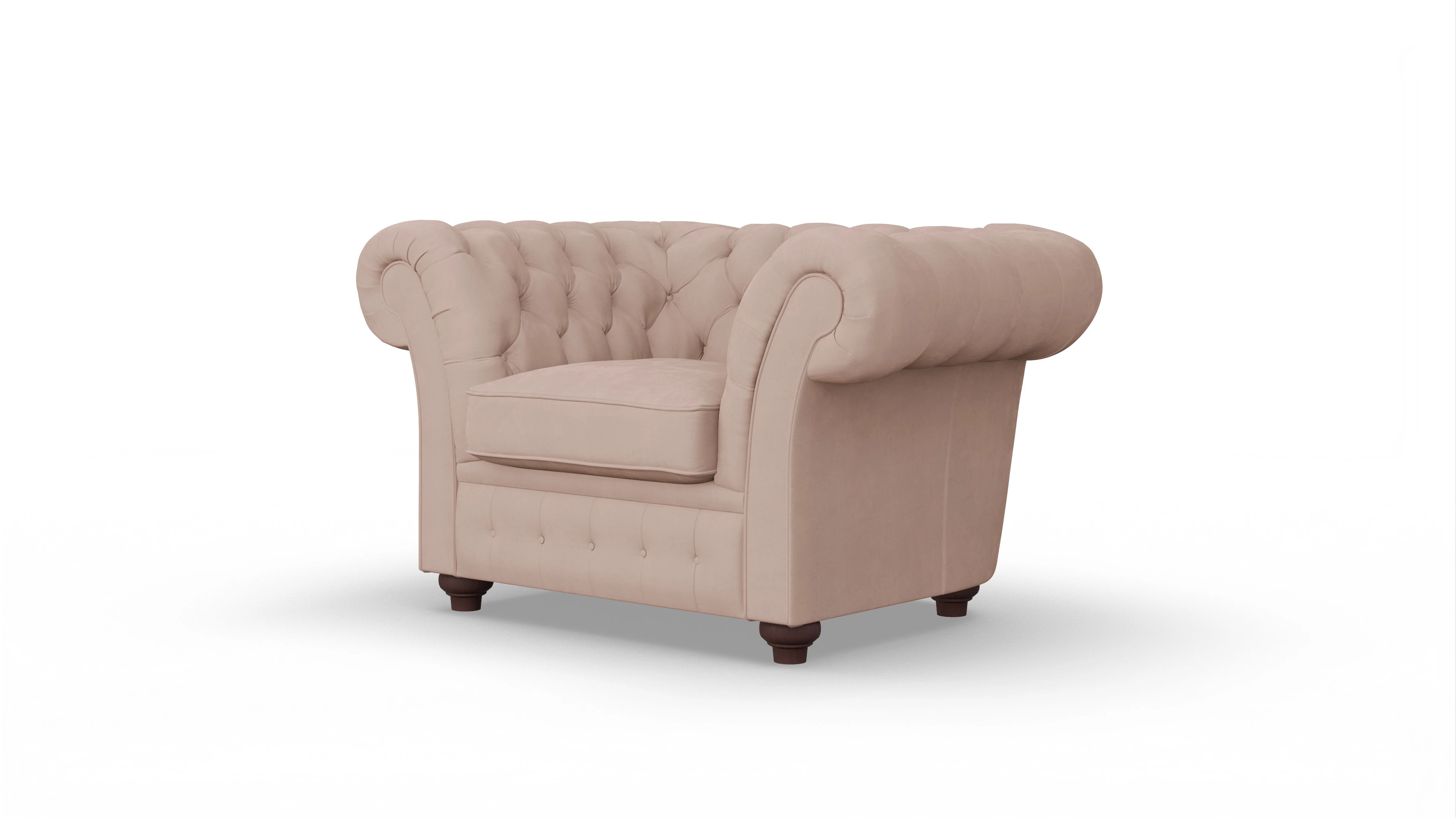 Ansicht des Produktes Duse Sessel in Samt blau