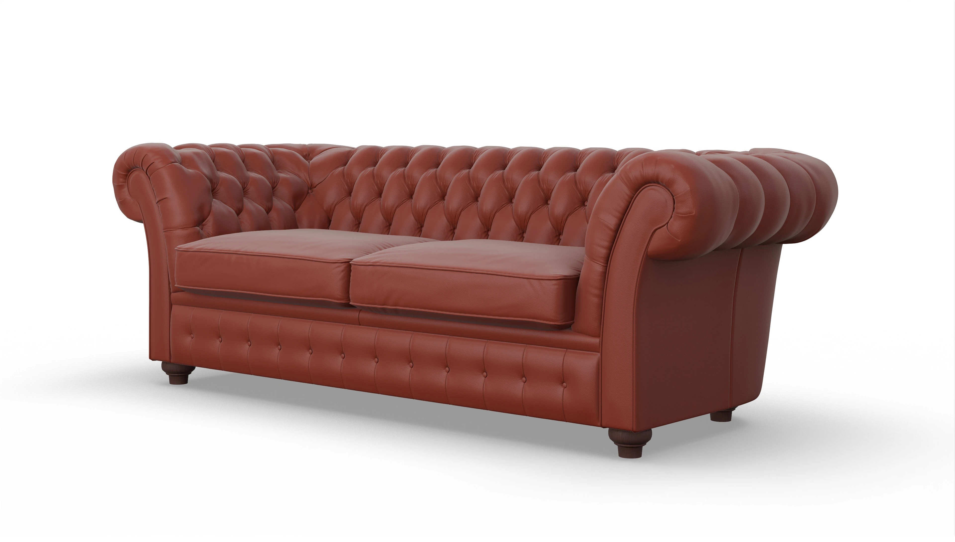 Ansicht des Produktes Duse 2,5-Sitzer in Leder rot