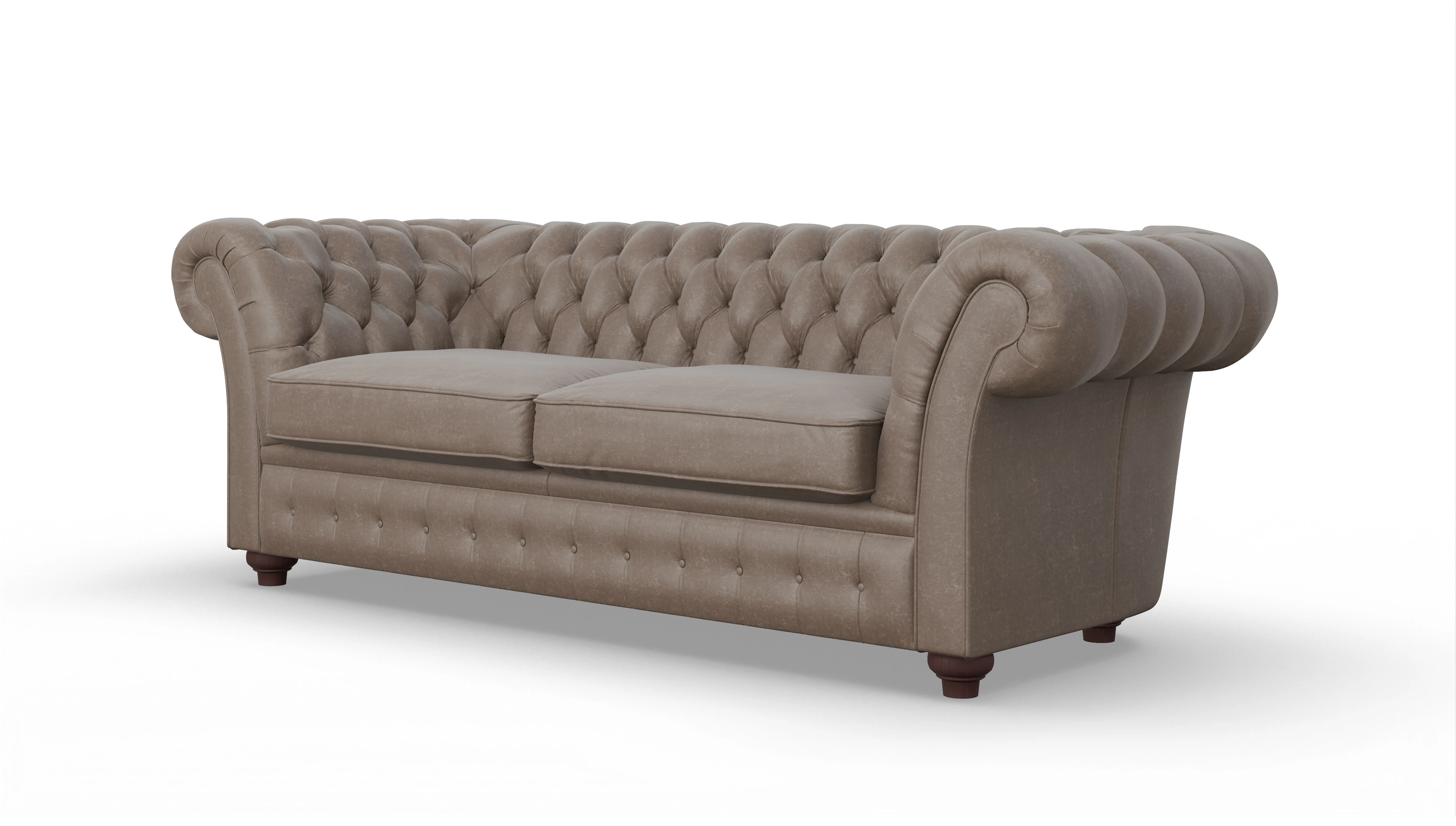 Ansicht des Produktes Duse 2,5-Sitzer in Leder beige