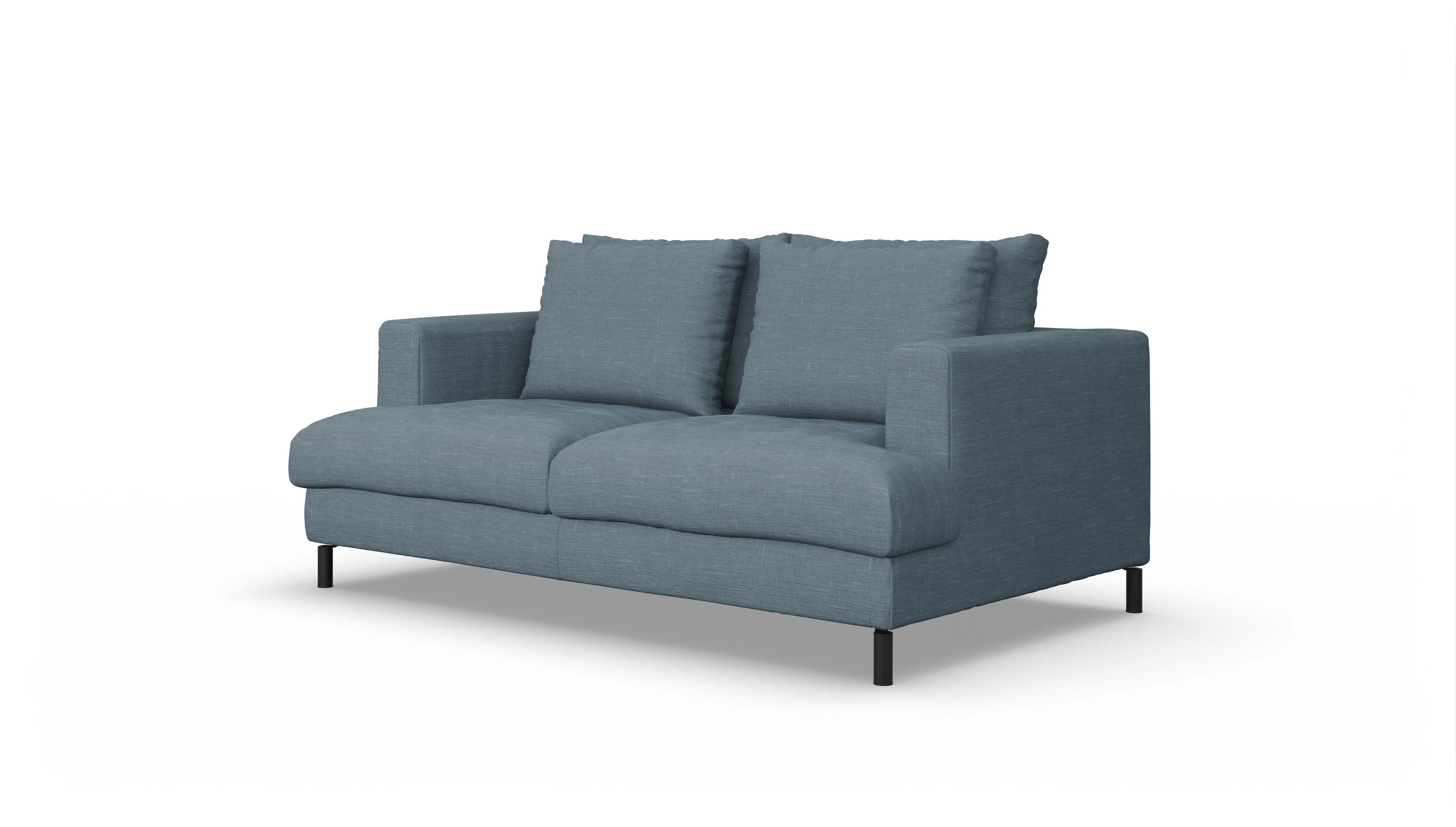 Ansicht des Produktes Faro 2-Sitzer in Stoff blau