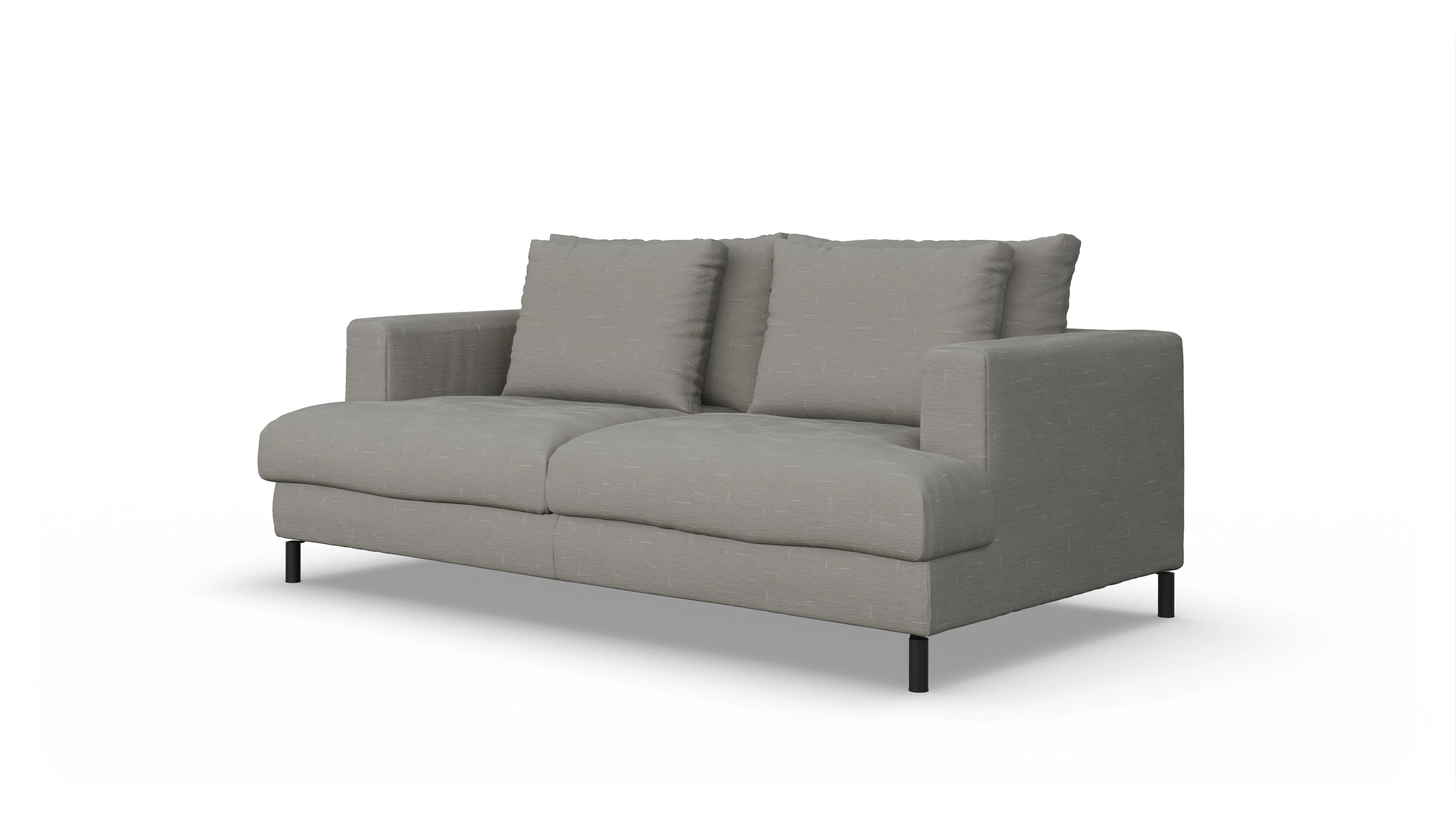 Ansicht des Produktes Faro 2,5-Sitzer in Stoff grau