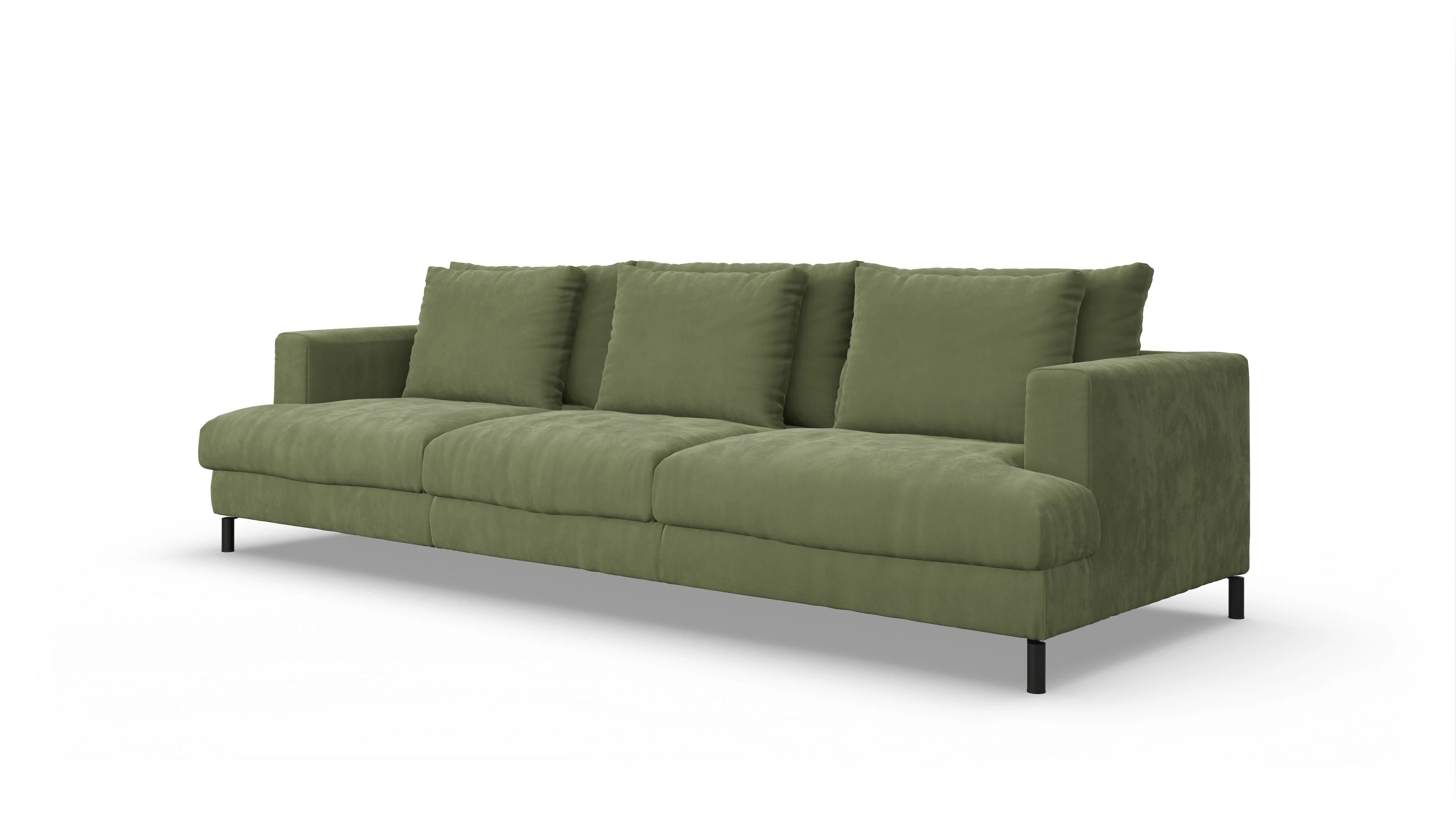 Ansicht des Produktes Faro 4-Sitzer in Samt grün