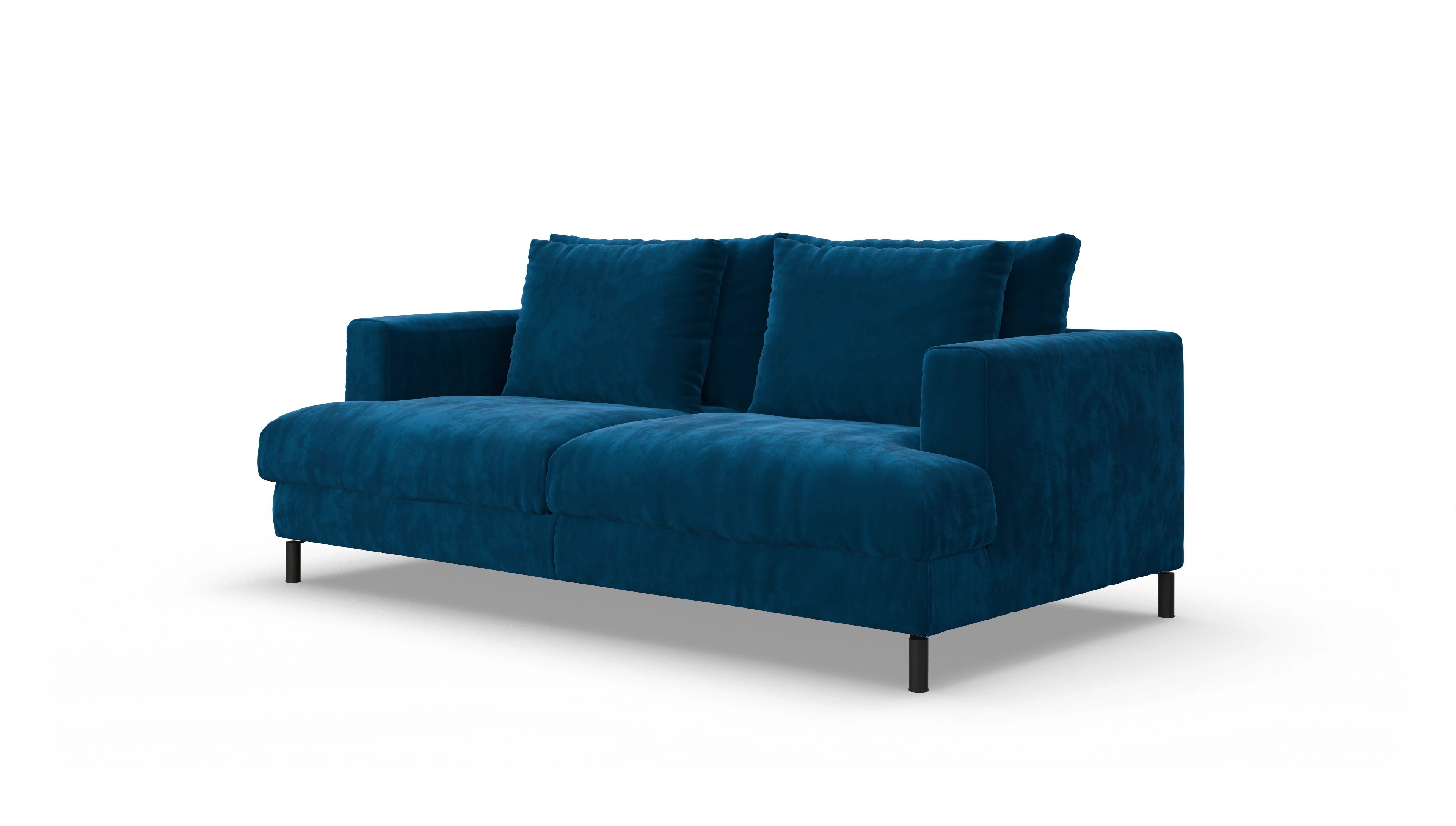 Ansicht des Produktes Faro 2,5-Sitzer in Samt blau