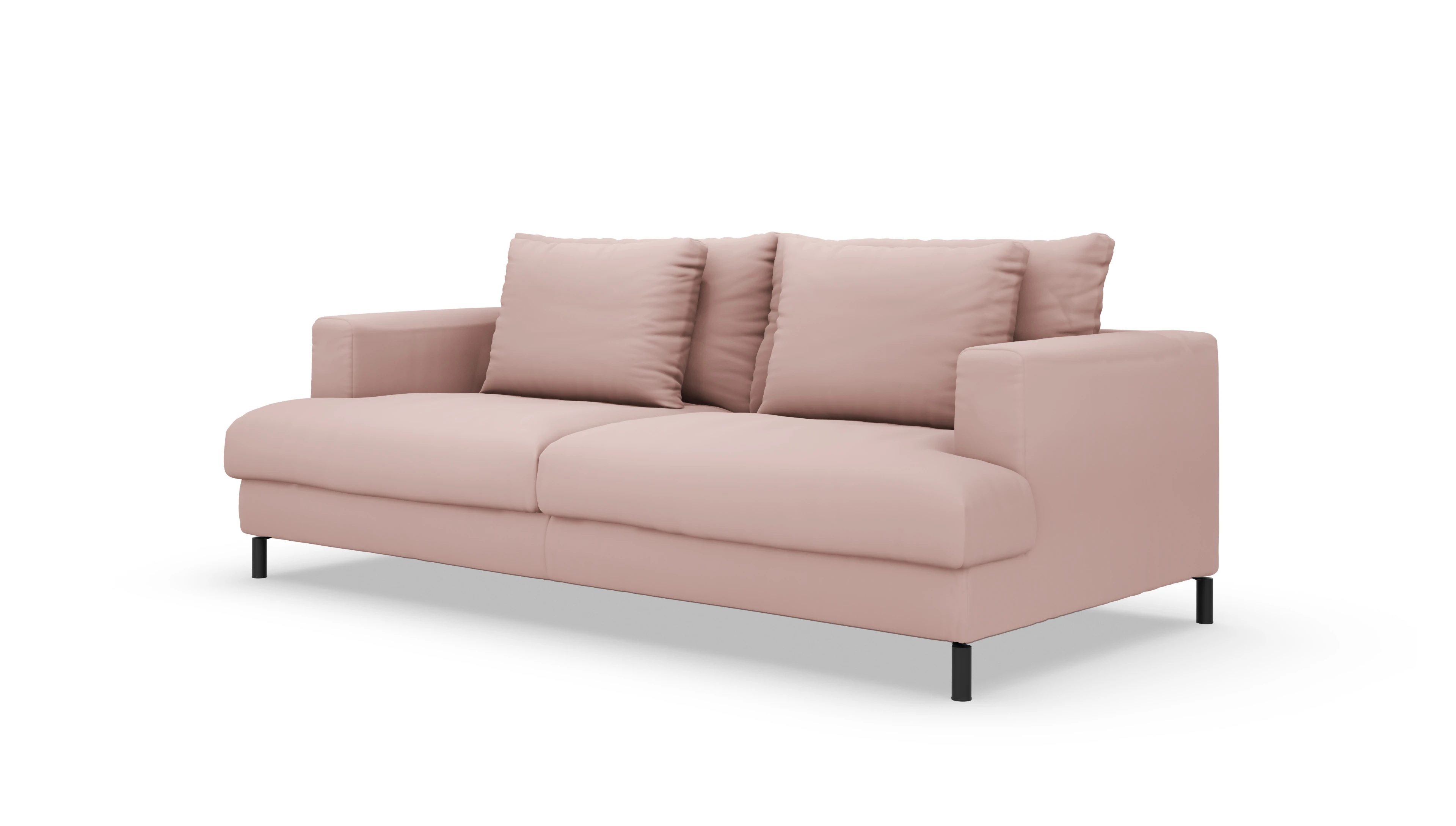 Ansicht des Produktes Faro 3-Sitzer in Samt rot