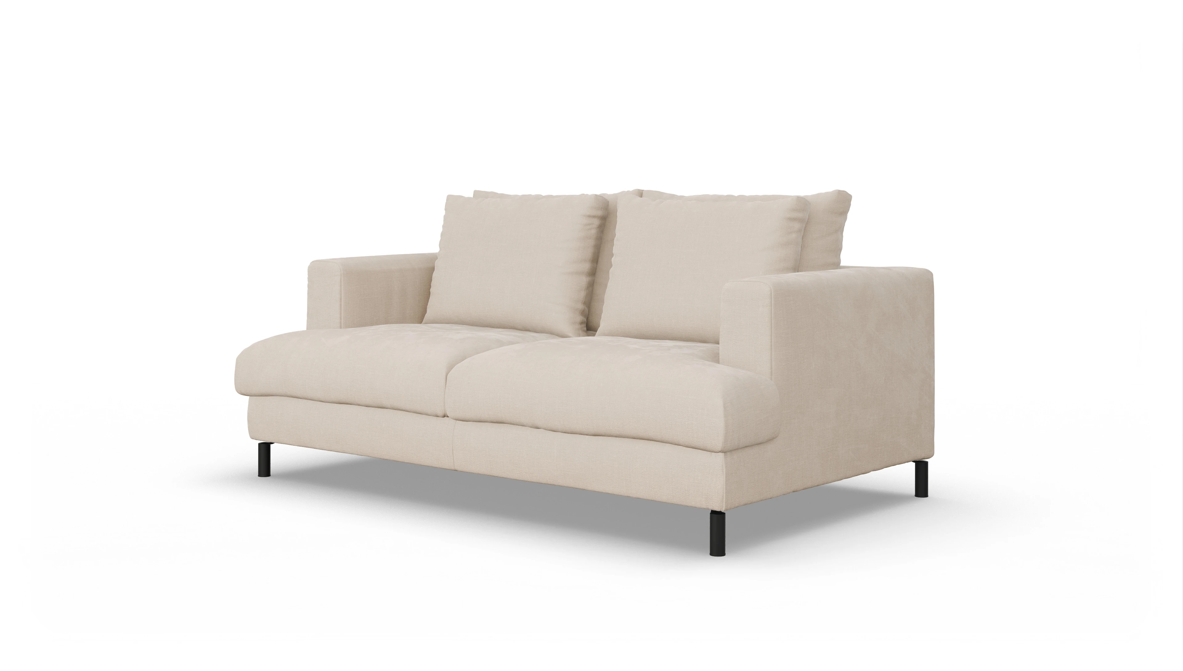 Ansicht des Produktes Faro 2-Sitzer in Stoff weiß