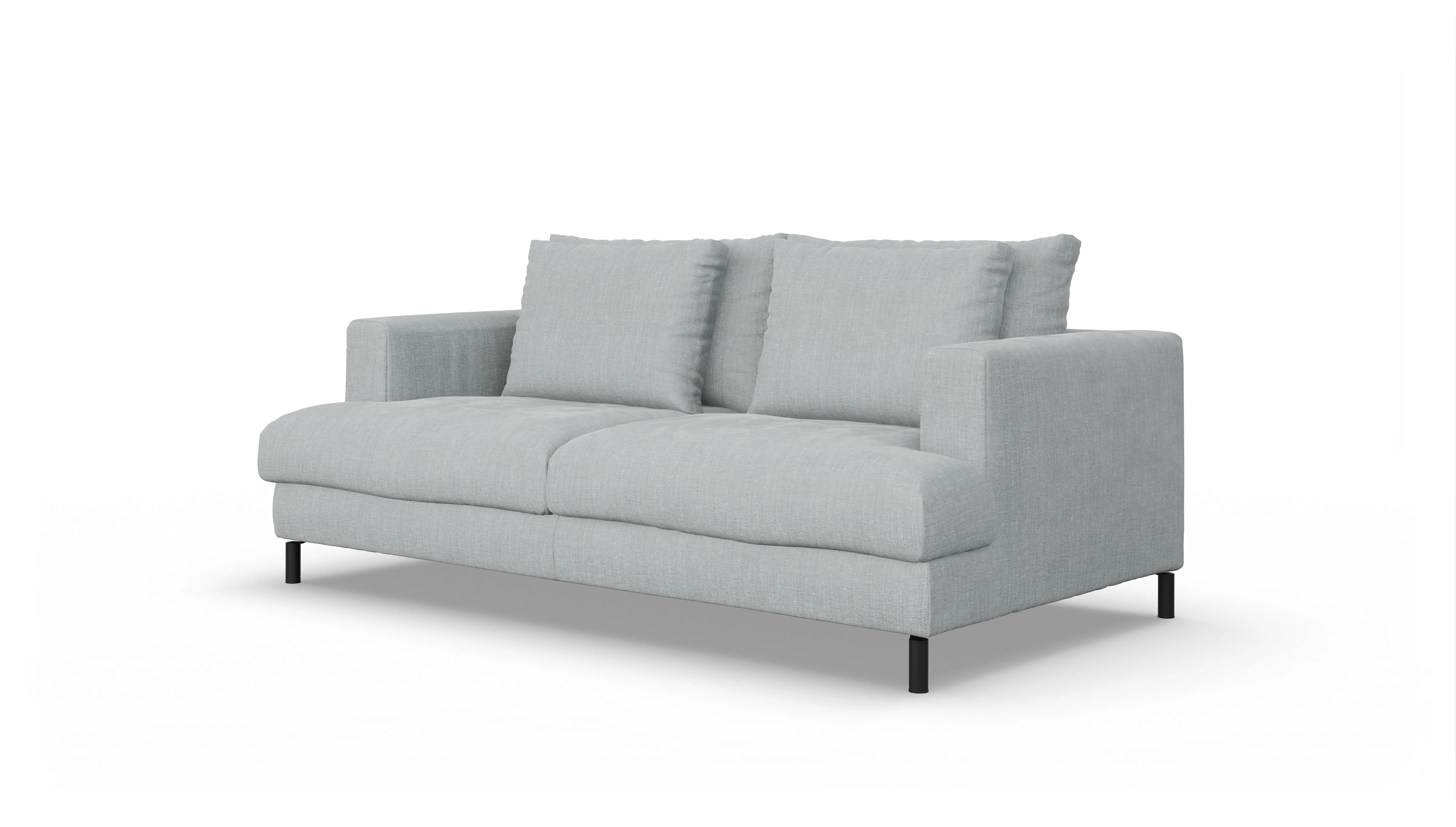 Ansicht des Produktes Faro 2,5-Sitzer in Stoff grau