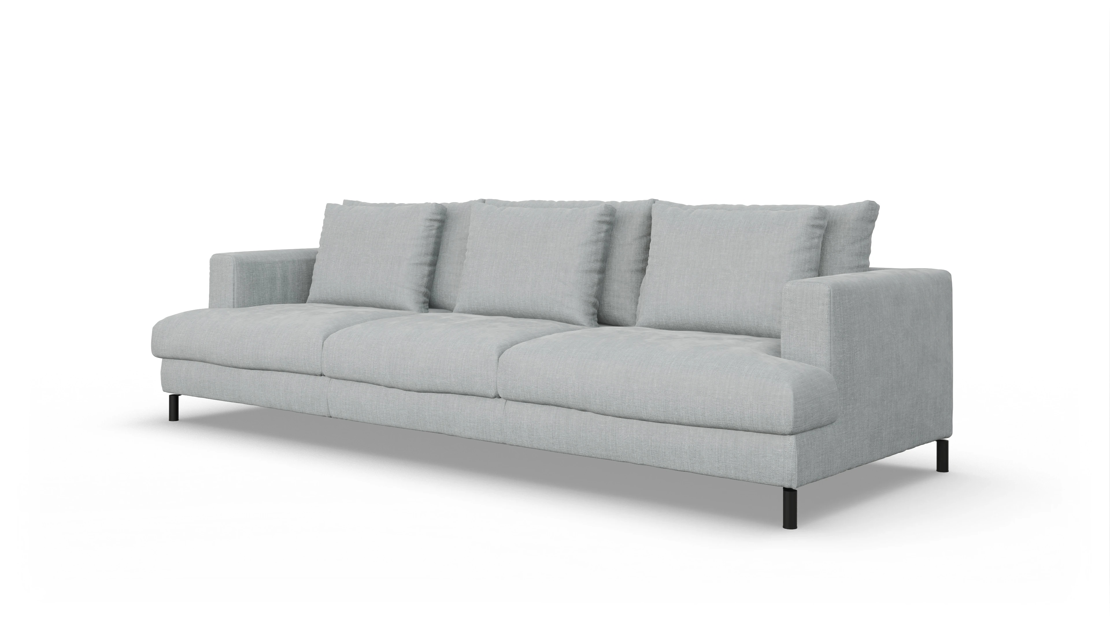 Ansicht des Produktes Faro 4-Sitzer in Stoff grau