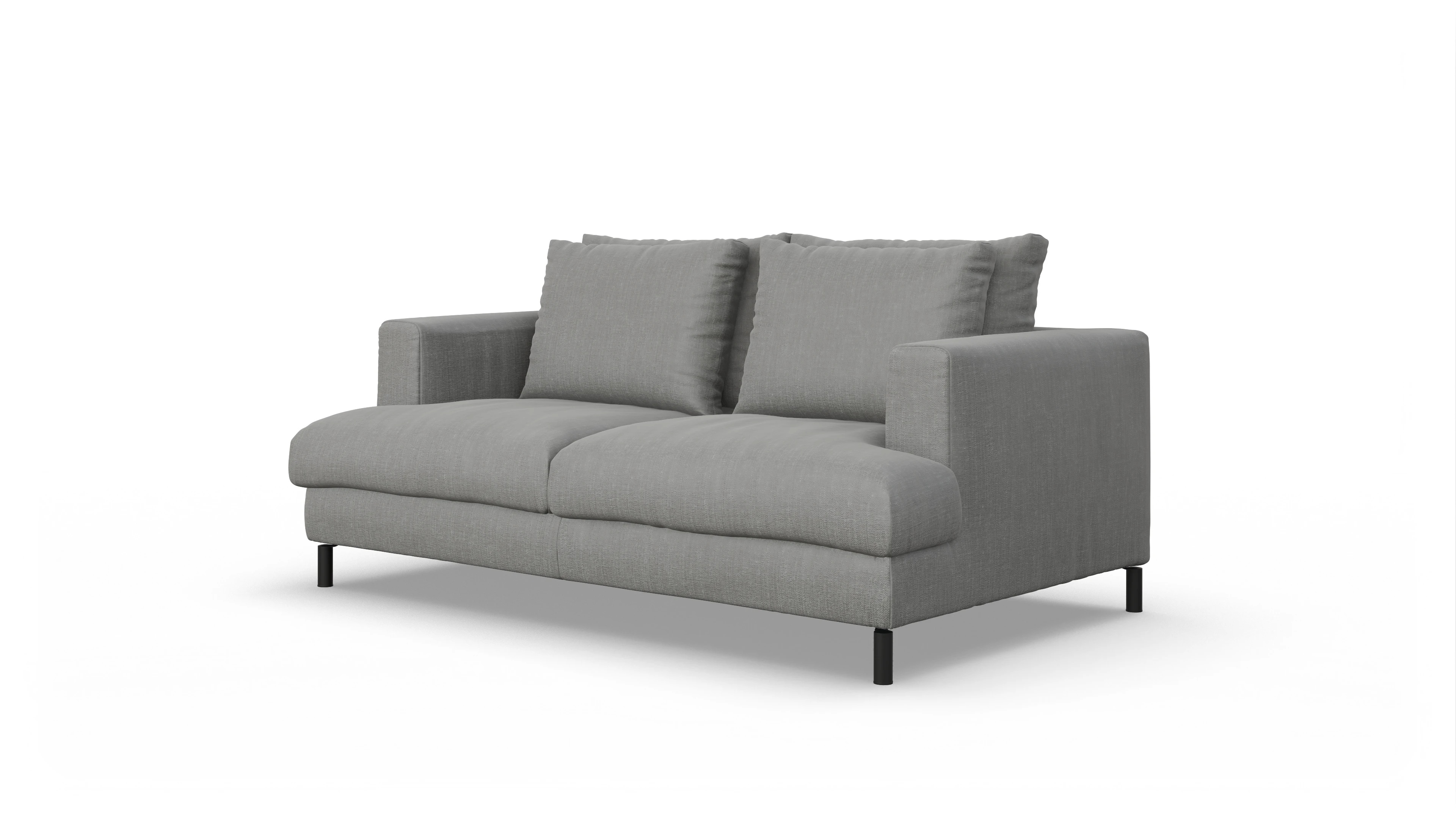 Ansicht des Produktes Faro 2-Sitzer in Stoff grau