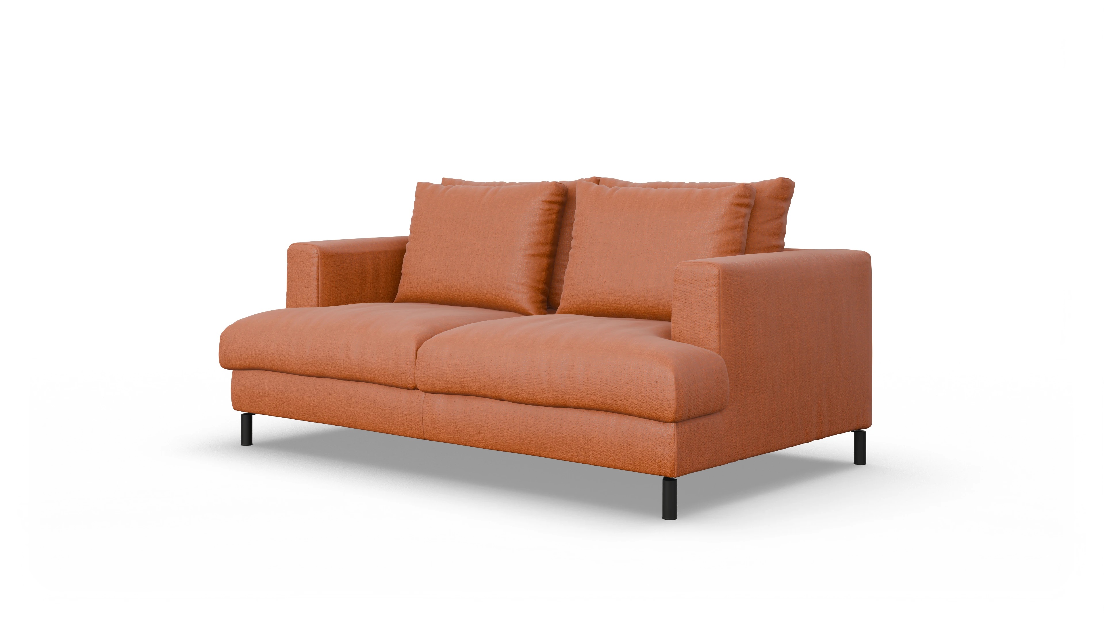 Ansicht des Produktes Faro 2-Sitzer in Stoff orange