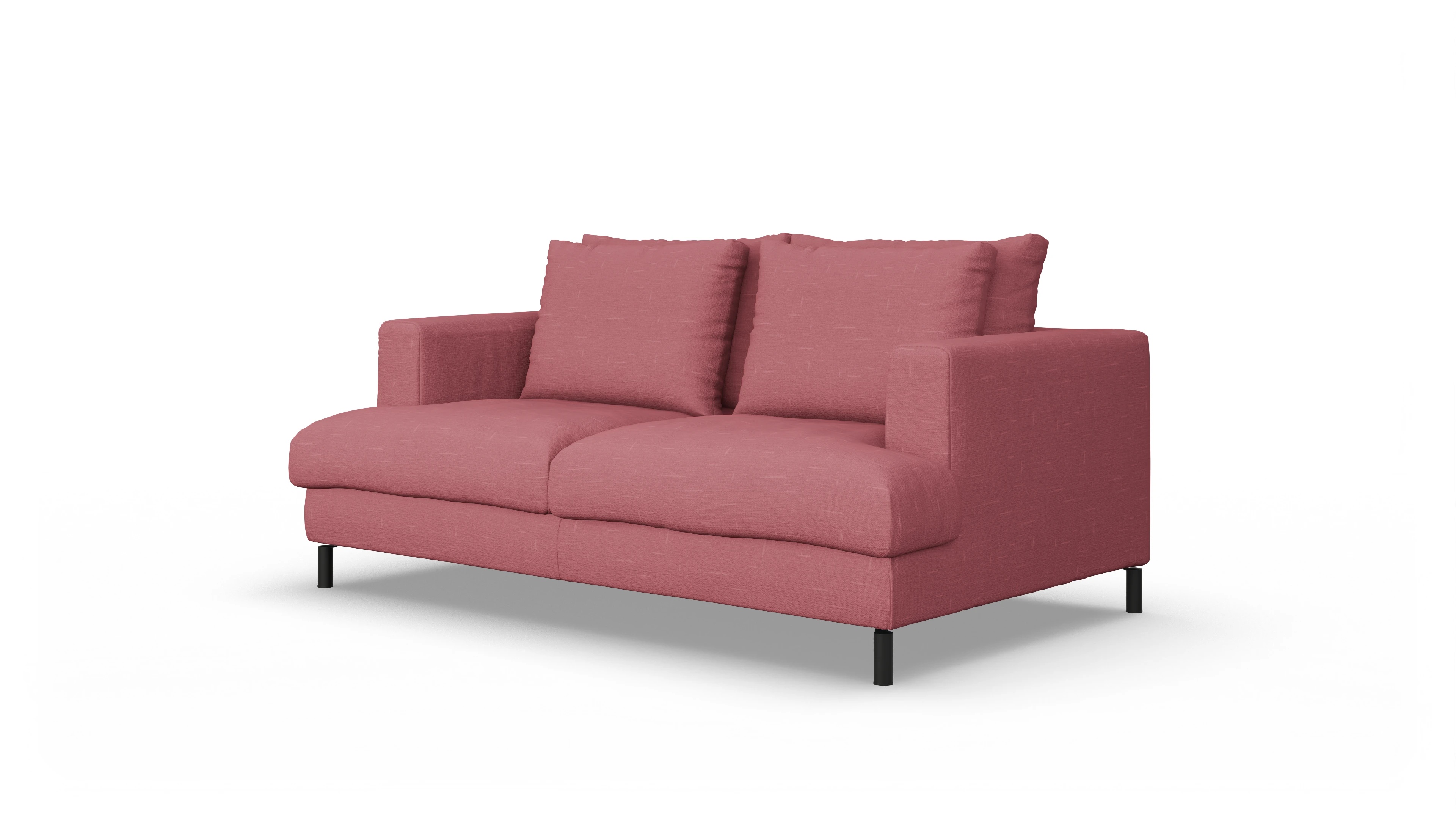 Ansicht des Produktes Faro 2-Sitzer in Stoff rot