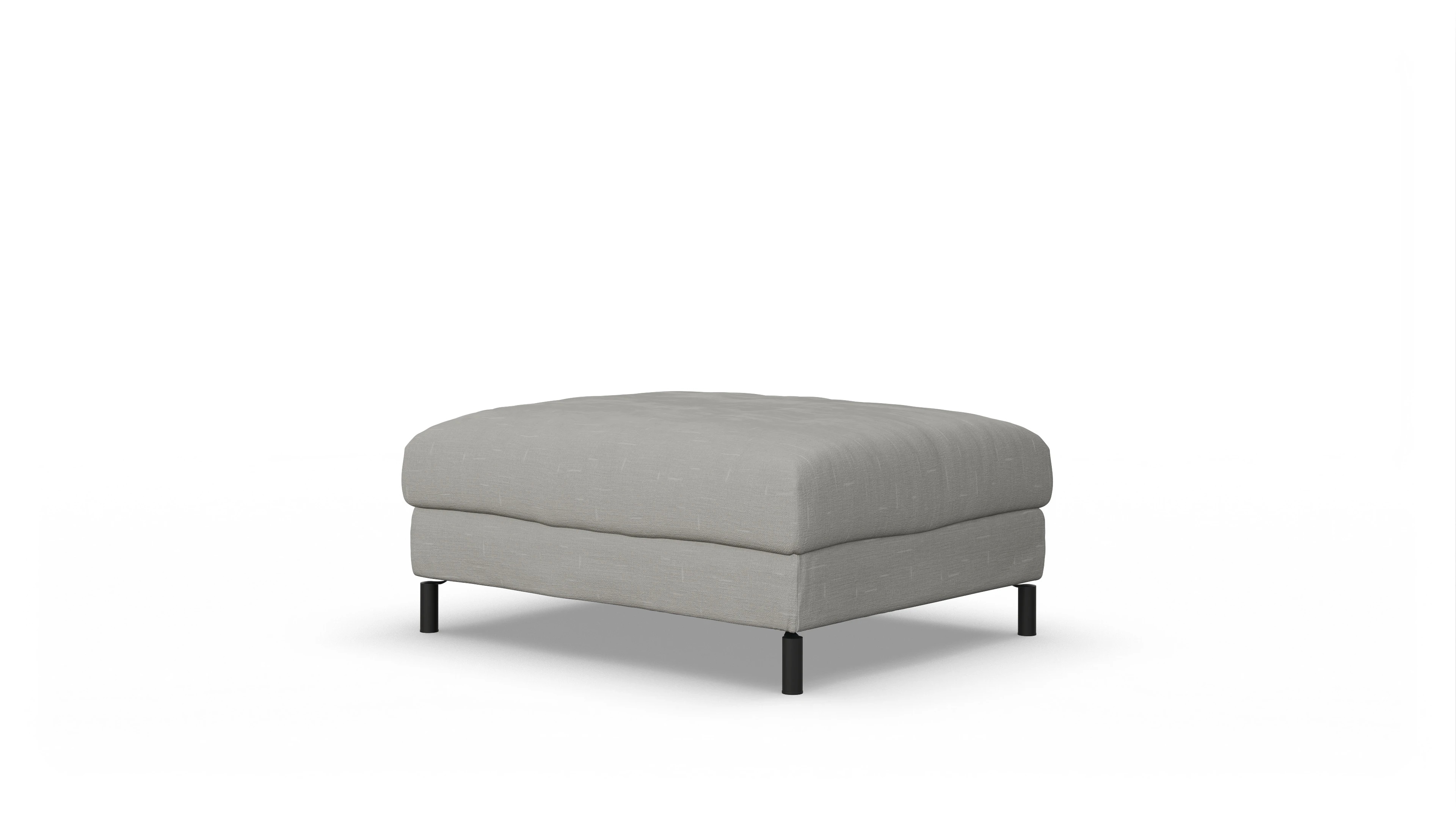 Ansicht des Produktes Faro Hocker in Stoff grau