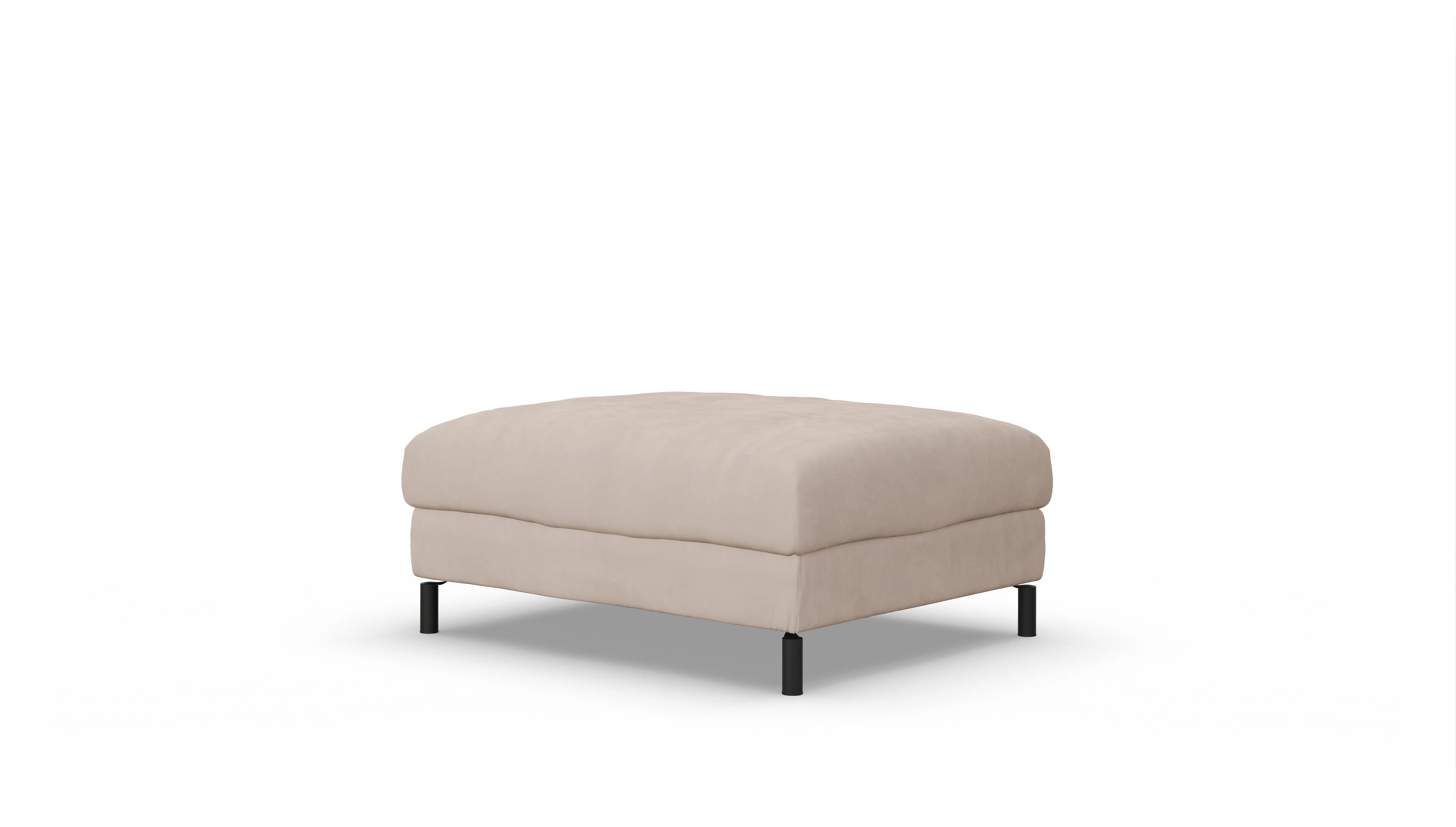 Ansicht des Produktes Faro Hocker in Samt beige